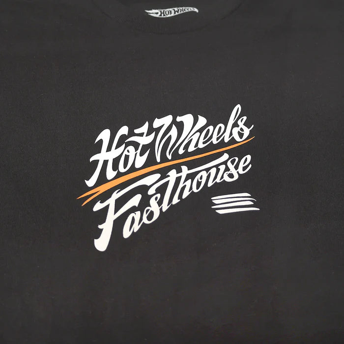 Hot Wheels Dealer Midweight Short Sleeve T-Shirt for Men - Graphite Black - Casual Wear, Car Enthusiast Gift, Street Style Fashion