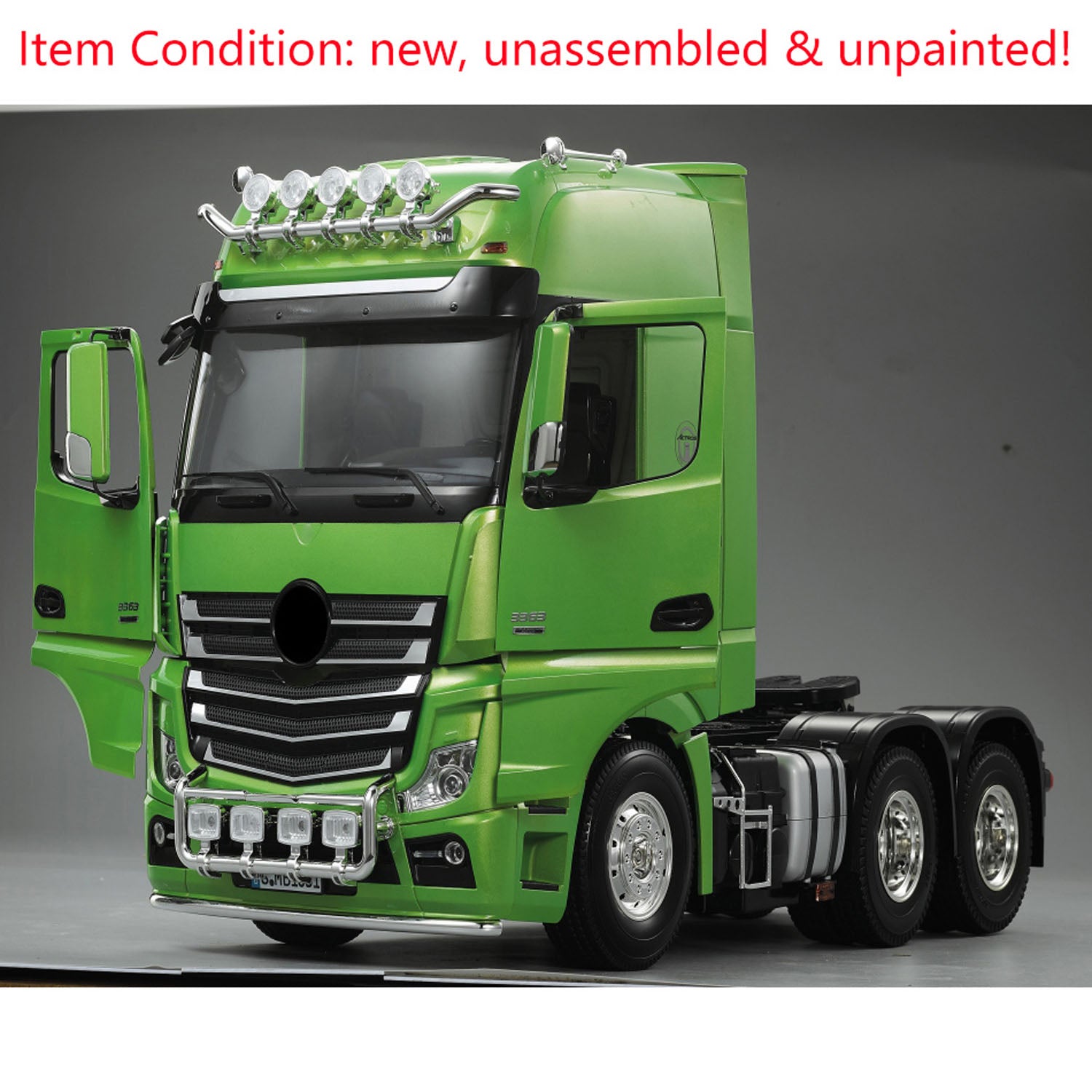 1/14 Scale Toucan Hobby 3363 6x4 Highline RC Tractor Truck - 3 Axle Radio Controlled DIY Electric Vehicle Kit for Adults & Hobbyists - Perfect for Off-Road Racing, Construction Site Play, and RC Model Collection