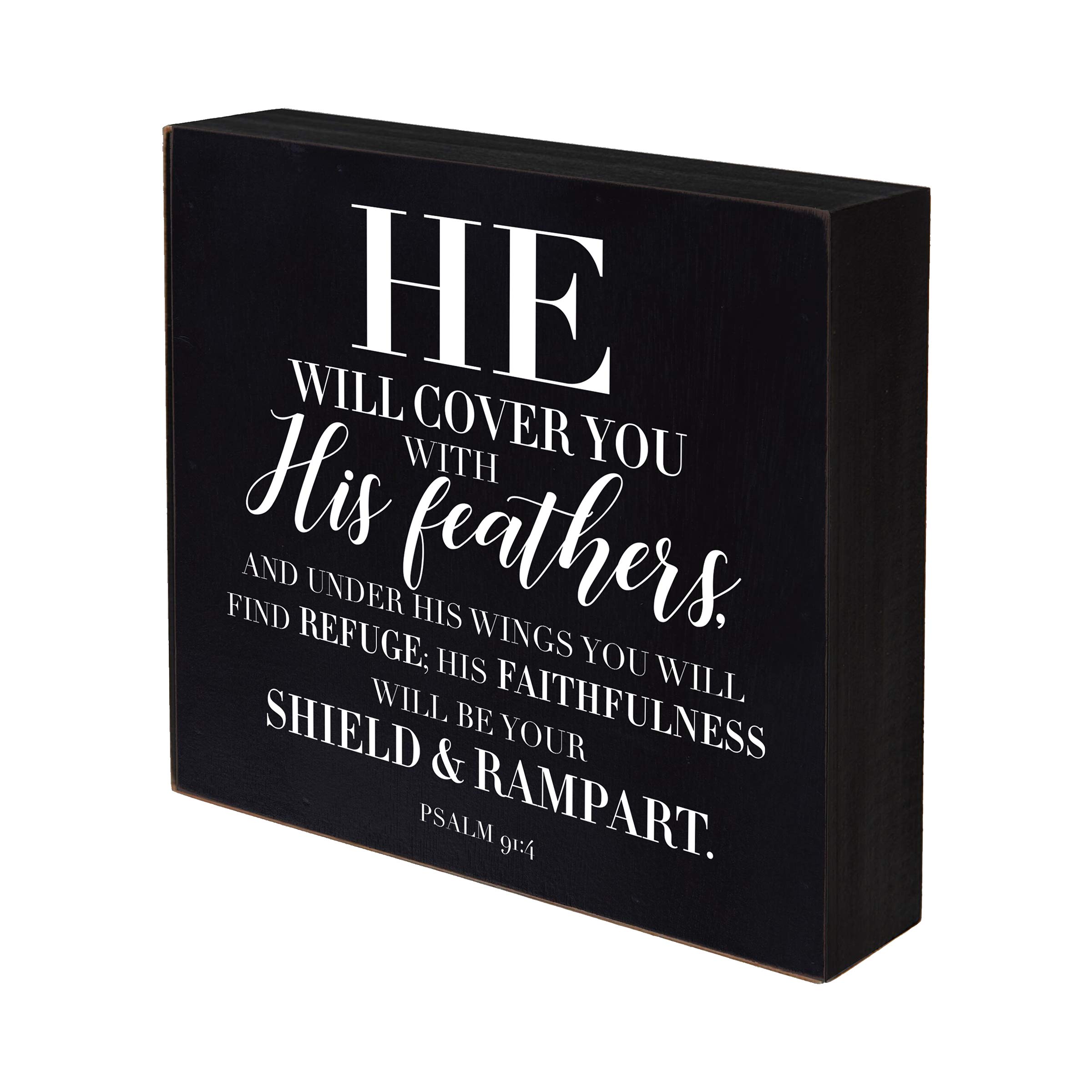 LifeSong Milestones Inspirational 6x6 Shadow Box - Christian Wall Art Decor for Parents, Couples, Husband & Wife - Perfect Housewarming Gift, Table & Shelf Decor - Black - Ideal for Home, Office & Church Decorations