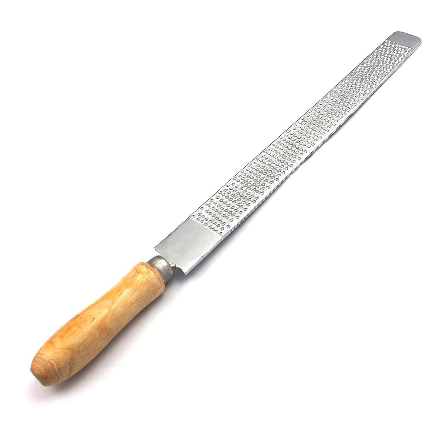 Farrier Rasp File with Wood Handle - Professional Hoof Care Tool for Horses, Goats & Livestock | Durable Equine Hoof Trimming File for Farriers & Veterinarians | Ideal for Stable Grooming, Farm Maintenance & Educational Use