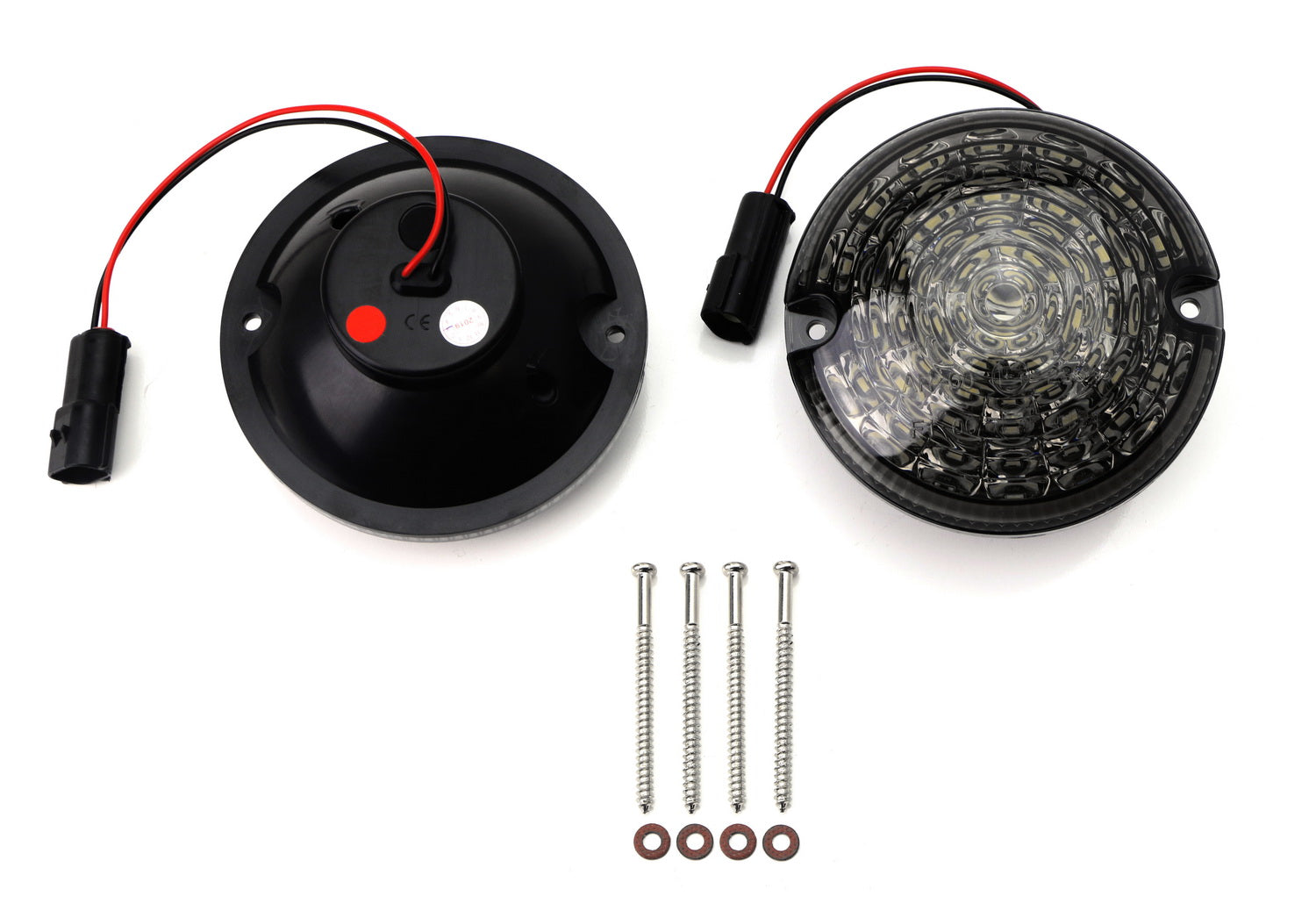 95mm NAS Style Smoked Lens Full LED Upgrade Kit for Land Rover Defender LD - Off-Road Lighting Enhancement for Adventure & Night Driving