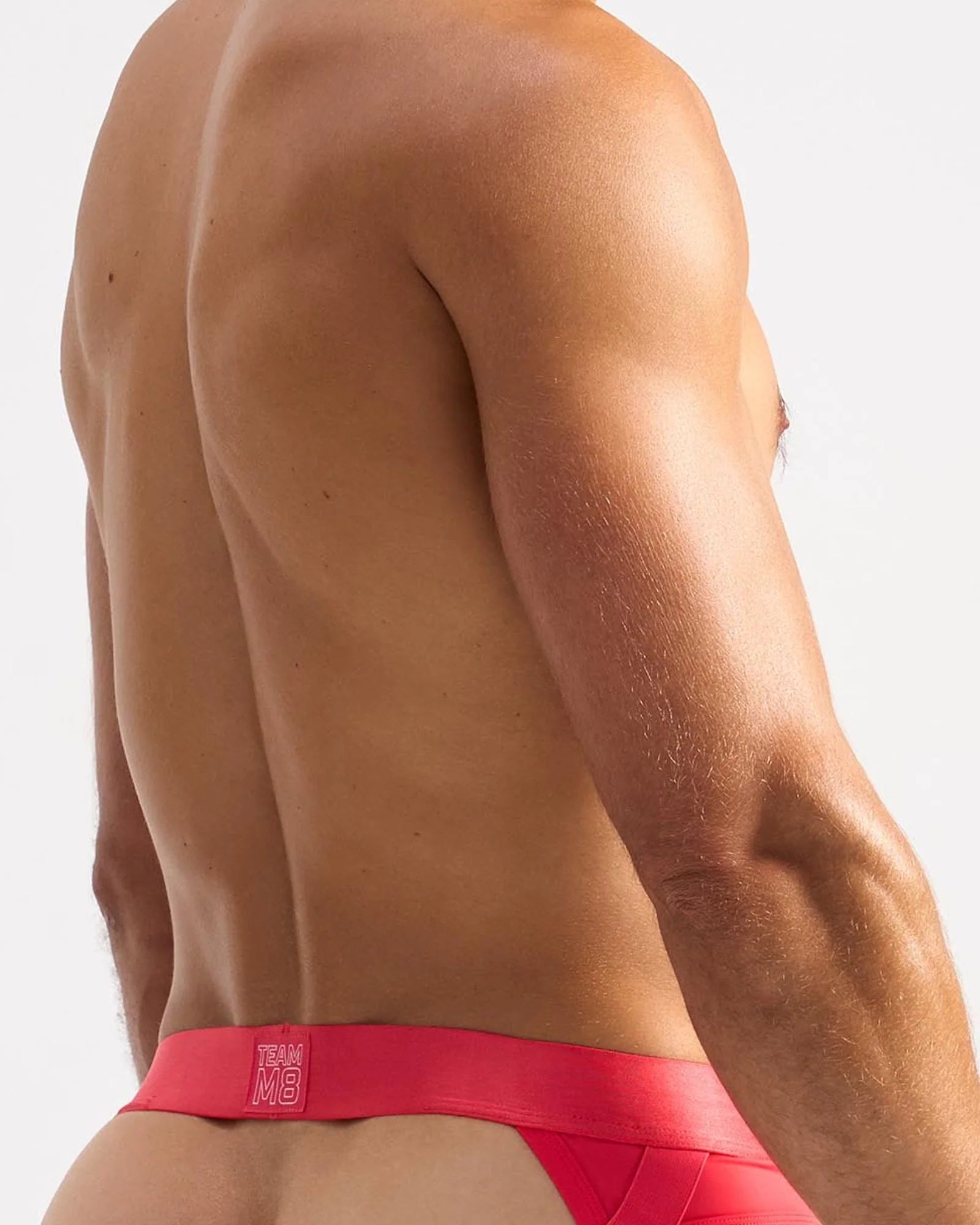 Teamm8 Spartacus Jockstrap Hibiscus - Breathable & Comfortable Athletic Support for Men - Perfect for Gym, Running & Sports Activities