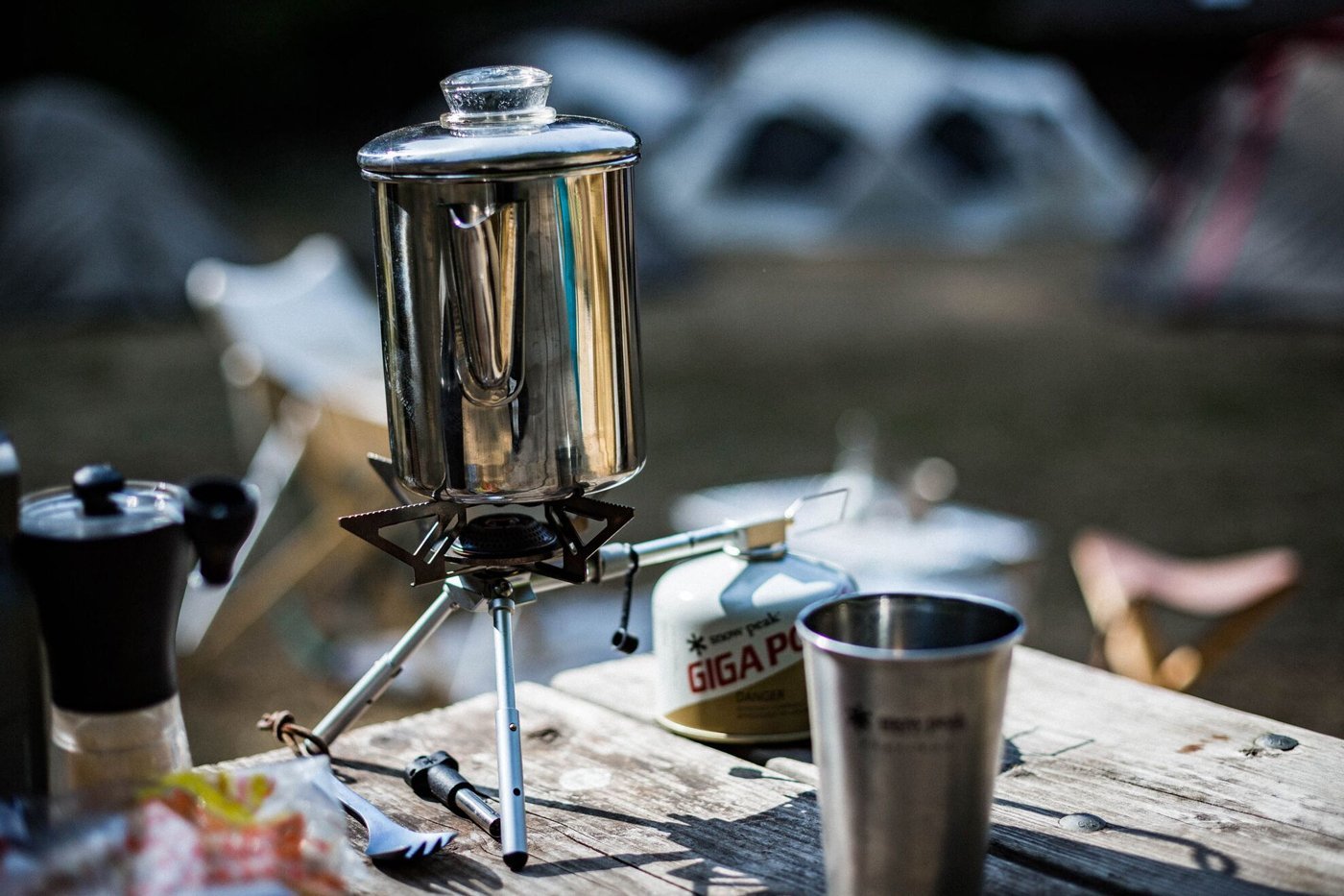 Portable Bipod Camping Stove - Lightweight Outdoor Cooking Stove for Backpacking, Hiking & Survival Gear - Perfect for Camping Trips & Emergency Preparedness