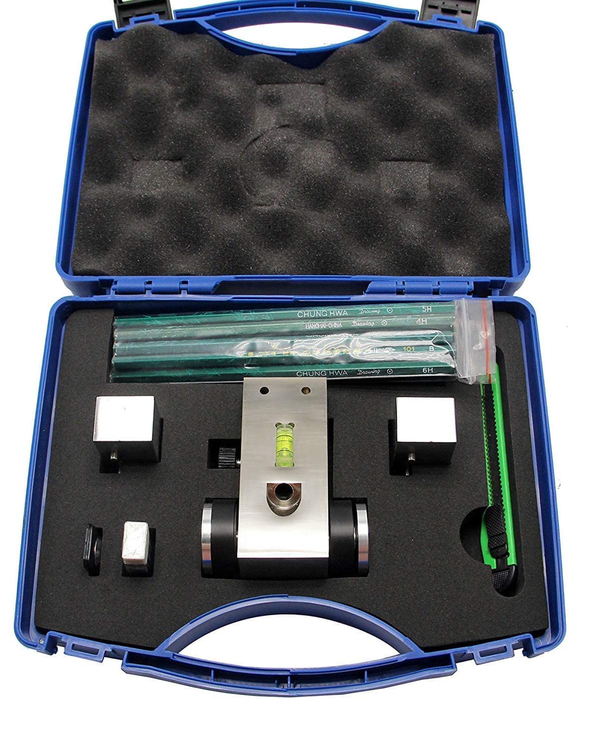 Premium Pencil Hardness Tester Kit - Paint & Coating Film Scratch Resistance Tester with 1000g, 750g, 500g Load Weights | Portable Hardness Gauge for Automotive, Wood, Metal & Plastic Surface Testing