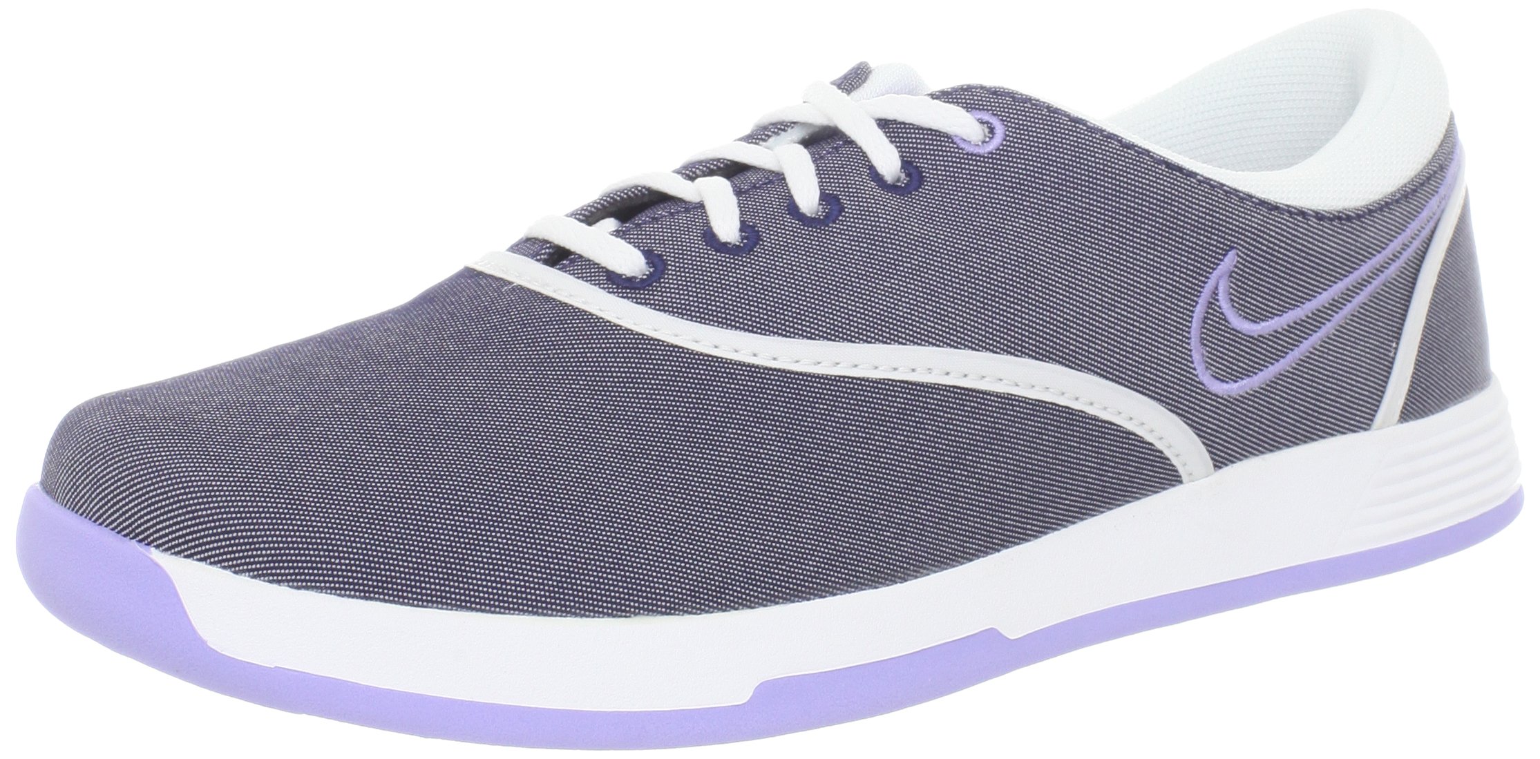 Nike Lunar Duet Sport Golf Shoes for Women - Blackened Blue/Summit White/Light Thistle - Size 7.5 B(M) US - Comfortable & Lightweight Golf Footwear for Walking Courses & Driving Range Practice