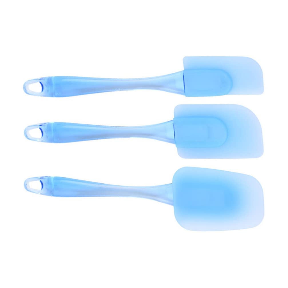3-Piece Silicone Spatula Set for Baking - Non-Stick Kitchen Spatulas for Cake, Jam, Frosting & Cream - Perfect for Home Bakers, Cake Decorating & Kitchen Use - Dishwasher Safe & Heat Resistant