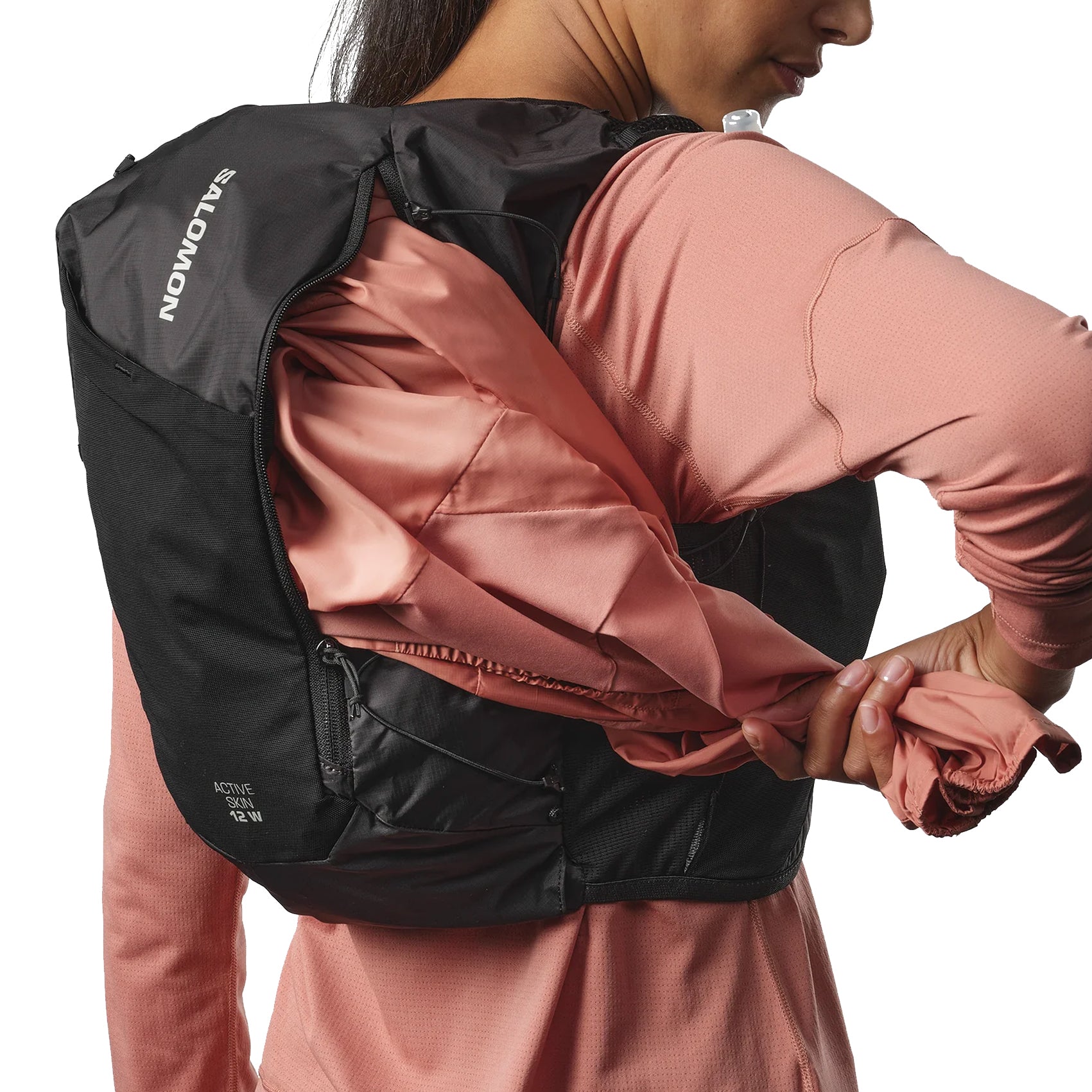 Salomon Active Skin 12 Hydration Vest for Women (2025) - Lightweight Running Pack with Water Reservoir for Trail Running, Hiking & Outdoor Adventures