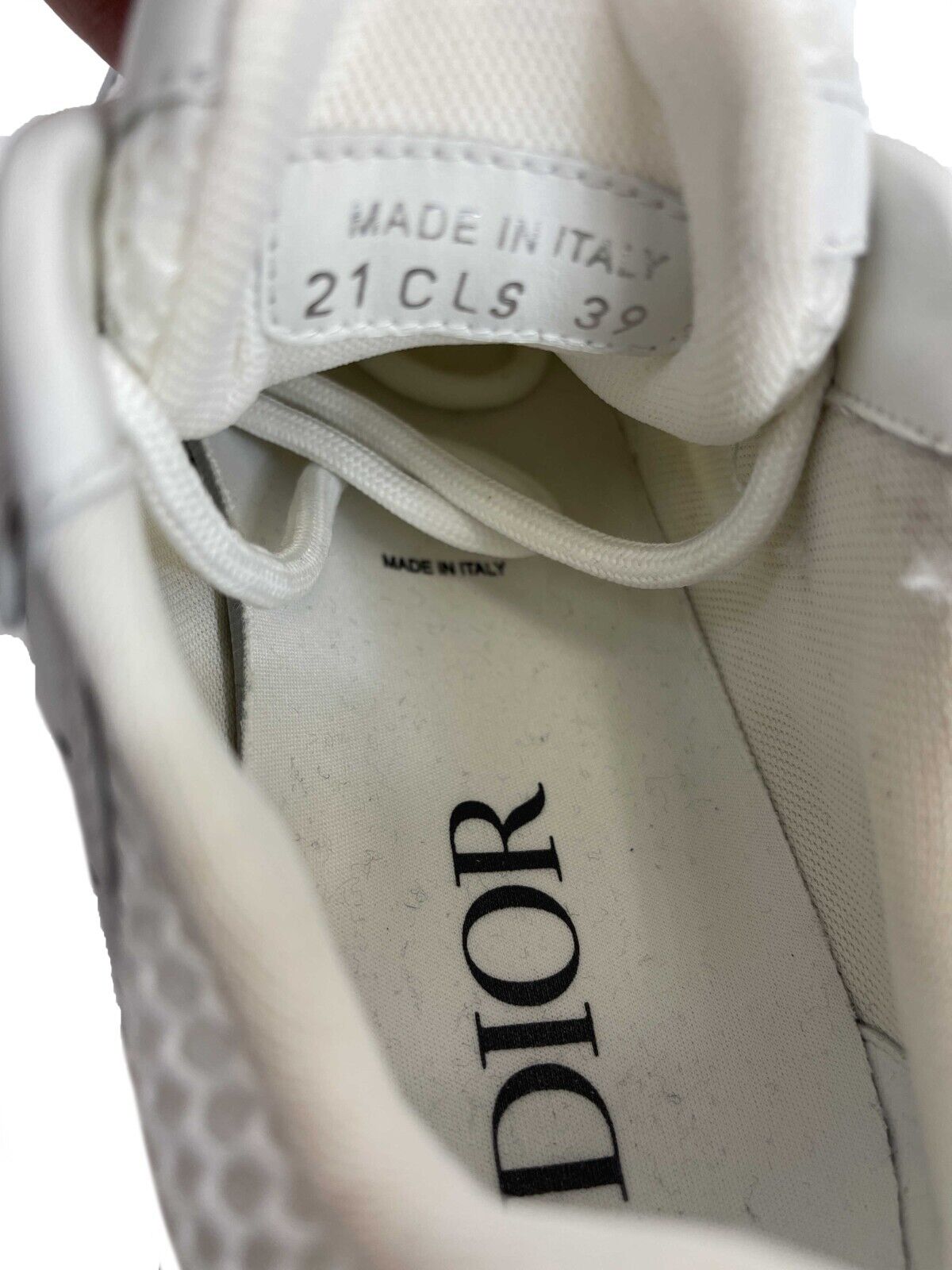 Christian Dior B22 Sneaker - White Technical Mesh Men's Luxury Sneakers Size US 9 (EU 39) - Perfect for Casual Wear, Street Style & High-End Fashion