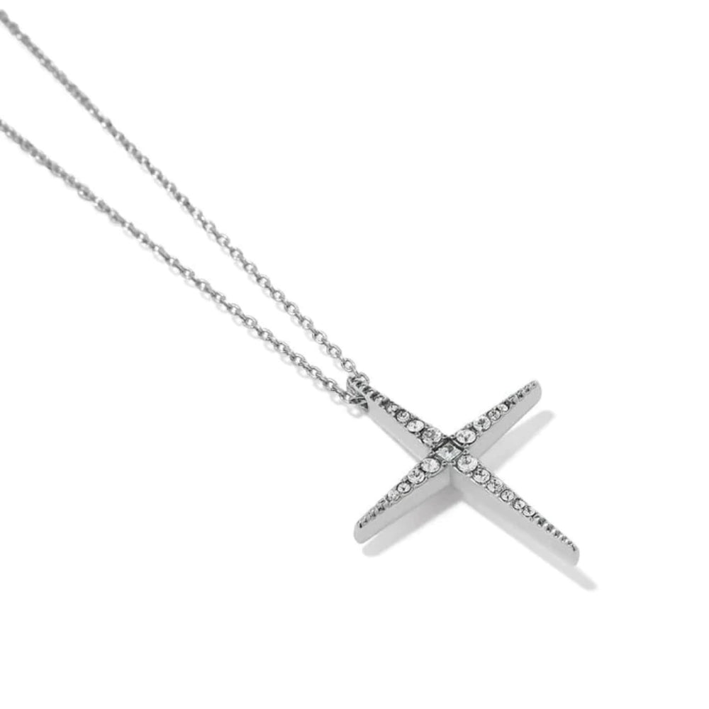 Brighton Illumina Radiance Necklace - Elegant 18K Gold Plated Crystal Pendant for Women | Perfect for Weddings, Parties & Special Occasions