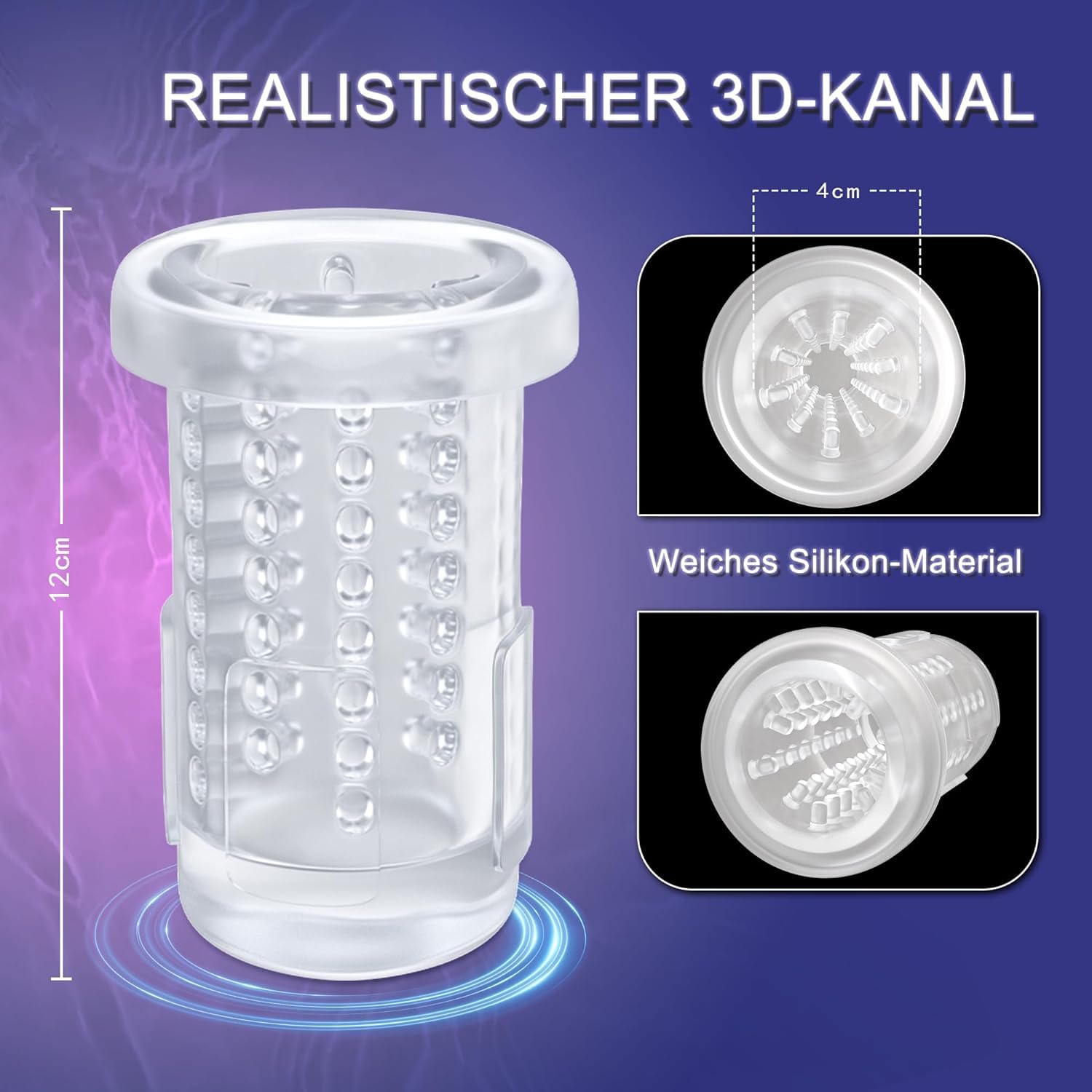 Electric Male Masturbator with 7 Vibration & Rotation Modes - Hands-Free Telescopic Pocket Pussy for Men | Perfect for Solo Pleasure & Discreet Use at Home or Travel