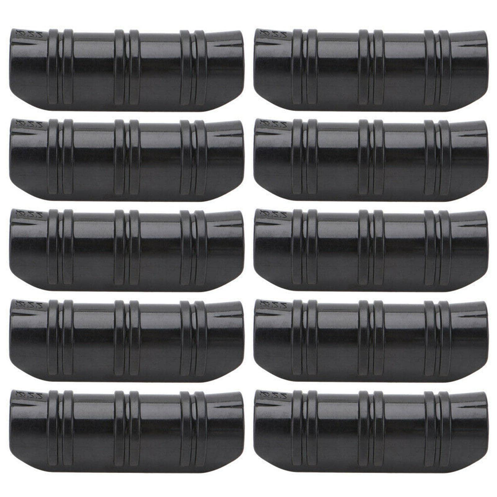 Greenhouse Clamps & Clips - Heavy Duty ABS Snap Clamps for Greenhouse Film, Black Pipe Grip Clamps - Durable Plant Support Supplies for Gardening, Farming & Greenhouse Maintenance