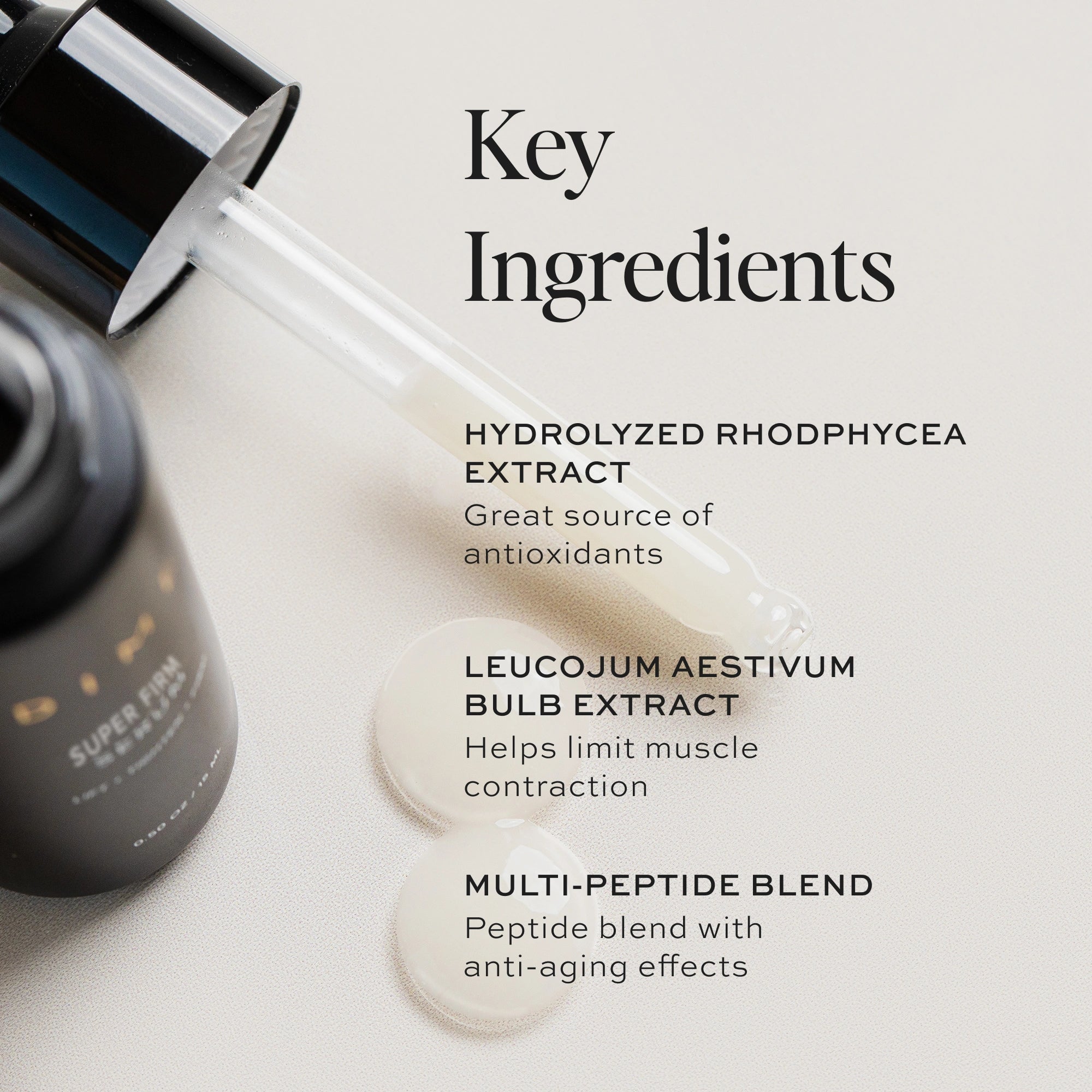 Super Firm Serum - Anti-Aging Face Tightening Serum with Hyaluronic Acid & Collagen | Reduce Wrinkles & Fine Lines | Perfect for Night Skincare Routine & Daily Moisturizing