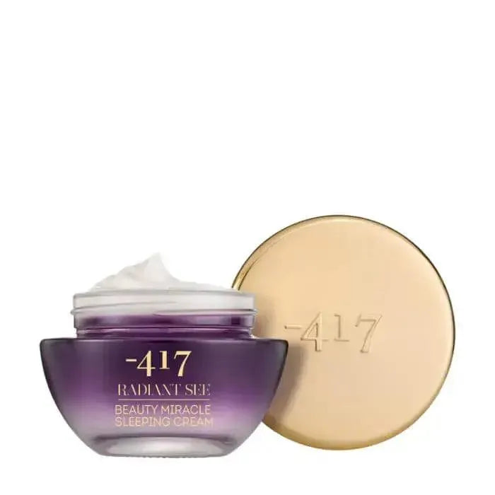 Minus 417 Dead Sea Mineral Sleeping Face Cream - Overnight Hydration & Anti-Aging Night Moisturizer for Dry Skin | Perfect for Nighttime Skincare Routine & Travel Beauty Essentials