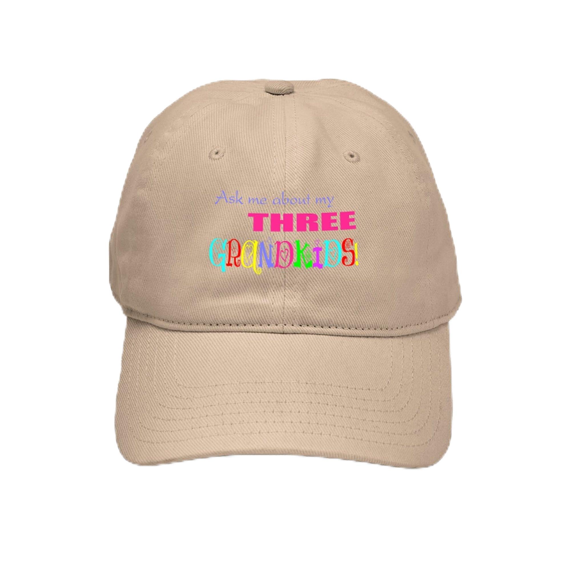 Adjustable Baseball Cap for Three Grandkids - Perfect for Family Outings