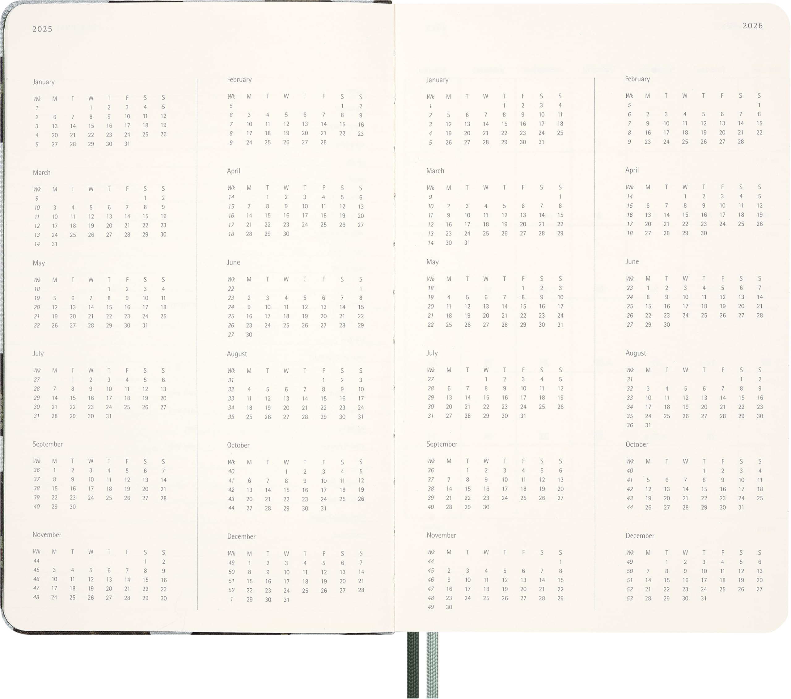 Moleskine Limited Edition 2025 Year of the Snake 12-Month Weekly Planner - Hard Cover, Large (5