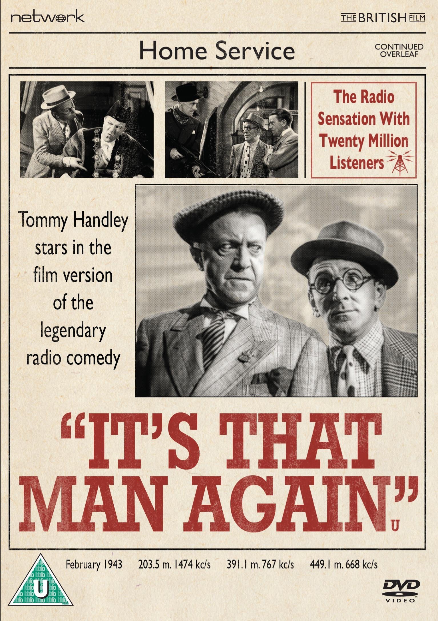 It's That Man Again - Classic British Comedy DVD (PAL, Region 2 Import) - Perfect for Vintage Film Collectors & UK TV Show Enthusiasts