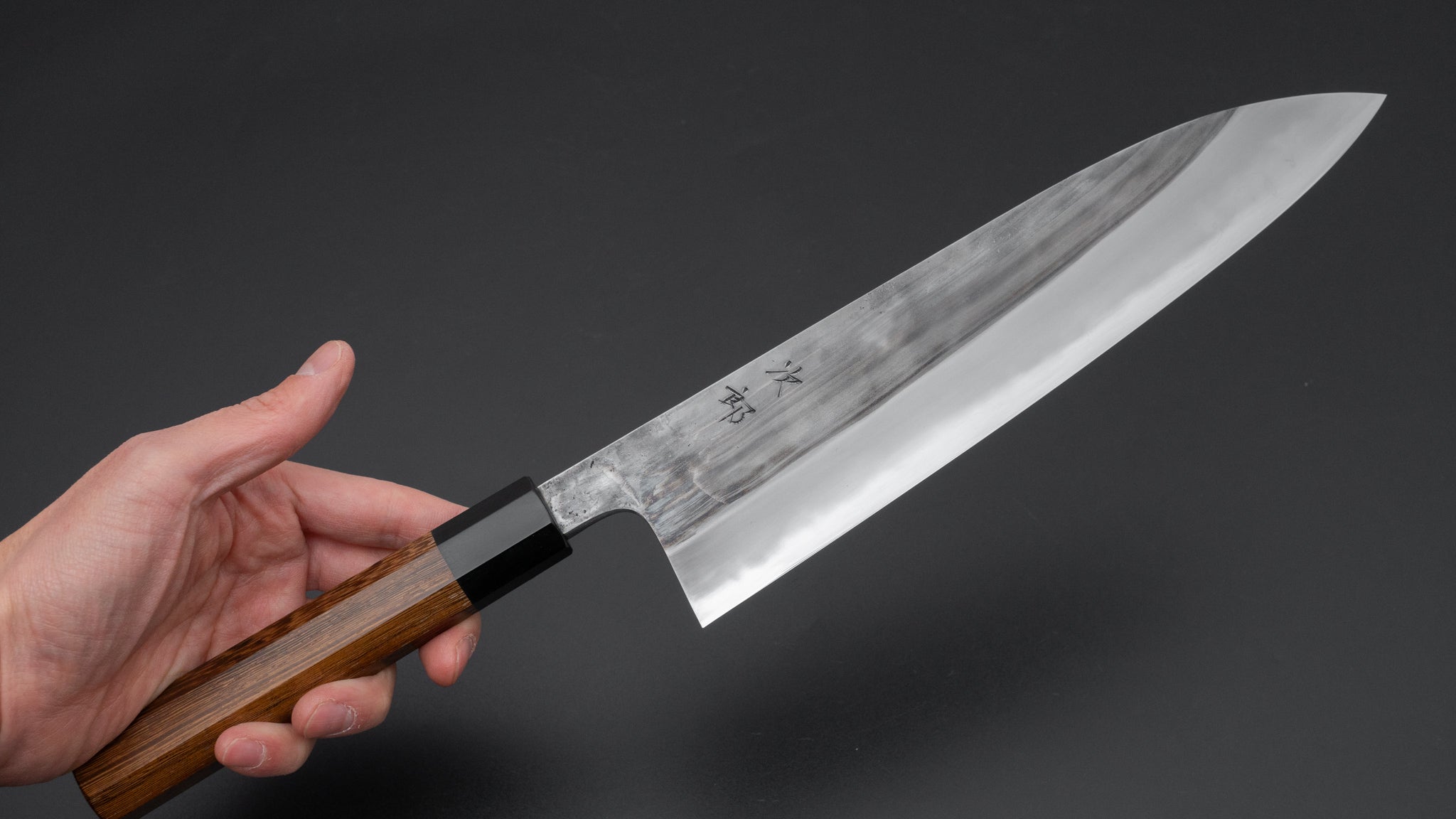 Jiro Tsuchime Wa Gyuto 240mm Japanese Chef Knife - Taihei Tagayasan Wooden Handle (#676) - Perfect for Sushi, Sashimi & Precision Cutting