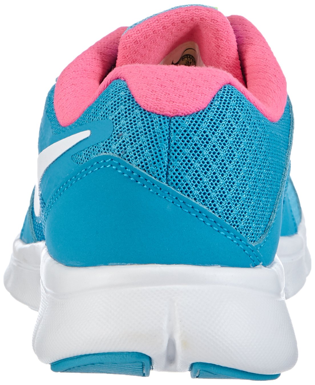 Nike Girl's Flex Experience 3 Running Shoes - Lightweight Athletic Sneakers for Kids, Breathable Mesh & Rubber Sole, Clearwater Blue/Pink - Perfect for School, Sports & Daily Activities