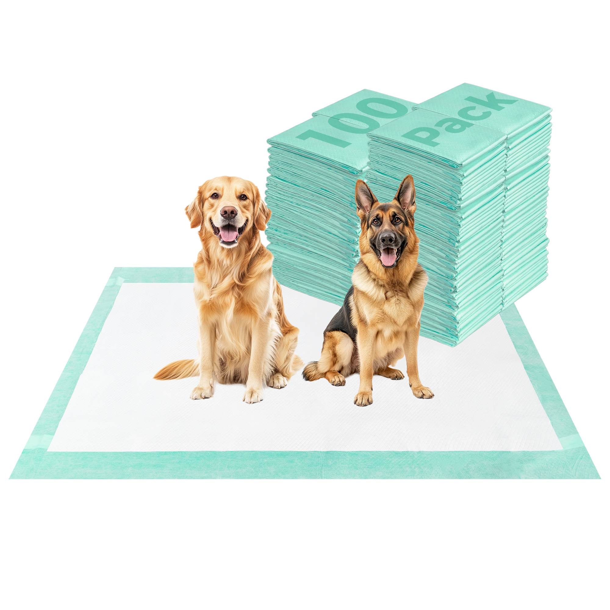 Extra Large Disposable Puppy Pads for Potty Training, Whelping & Housebreaking - Super Absorbent Dog Pee Pads for Puppies, Senior Dogs & Indoor Use (Perfect for Crate Training, Kennels & Pet Carriers)