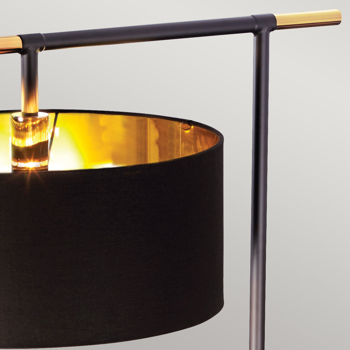 Balance 1 Light Floor Lamp with E27 Socket - Modern Standing Lamp for Living Room, Bedroom & Office - Multiple Finish Options