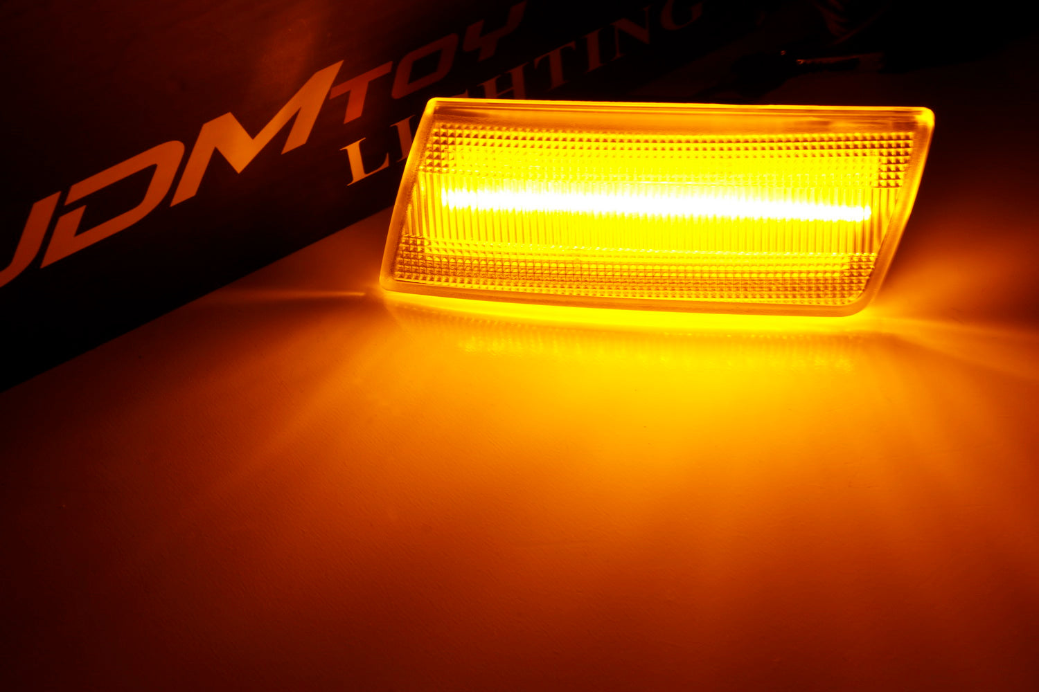2005-2010 Chrysler 300 Amber LED Side Marker Lights - Clear Lens with 30 SMD LEDs - Durable Replacement for Front Turn Signals - Perfect for Night Driving & Car Customization