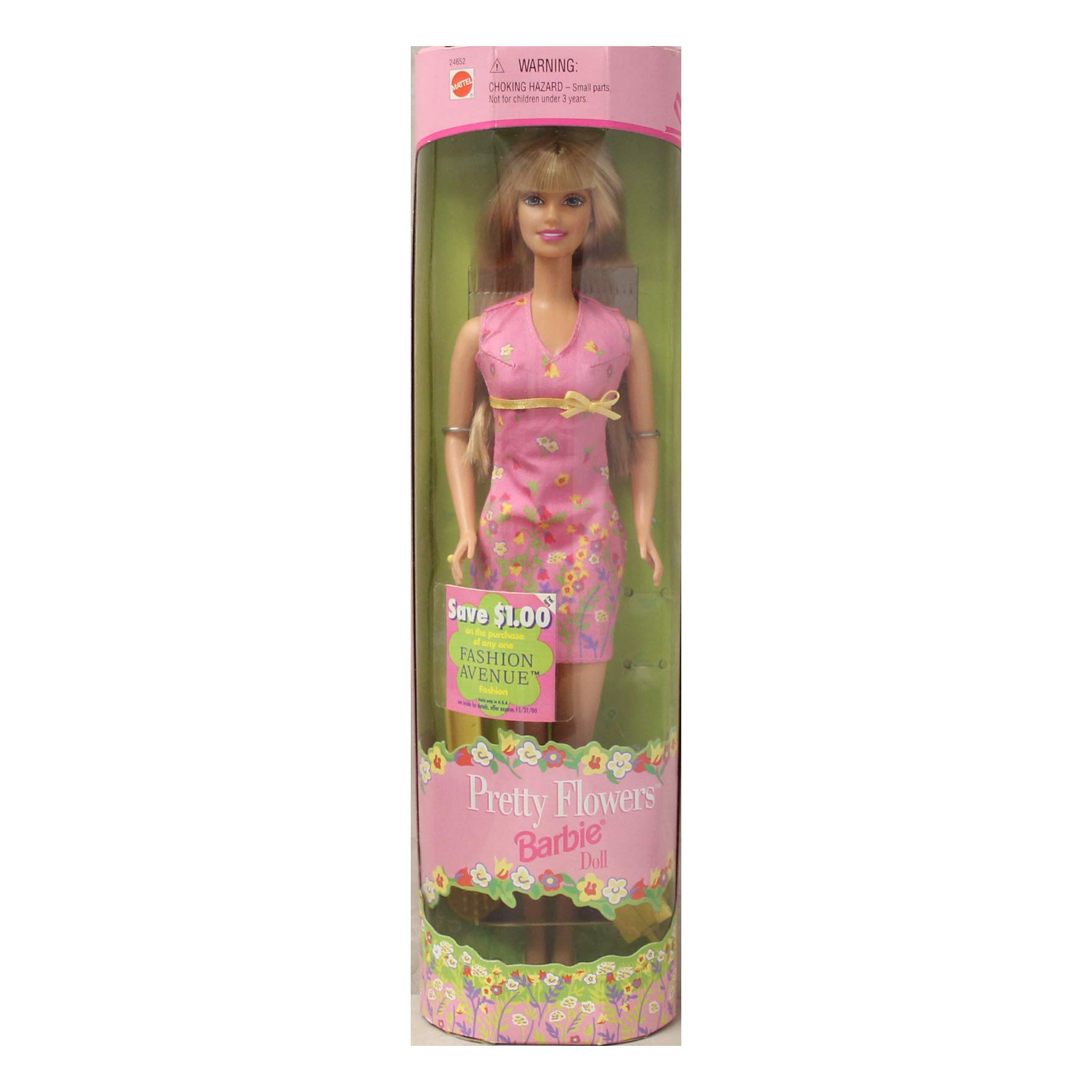 Pretty Flowers Doll (1999) - Vintage Collectible Doll for Home Decor, Gift Giving & Childhood Playtime