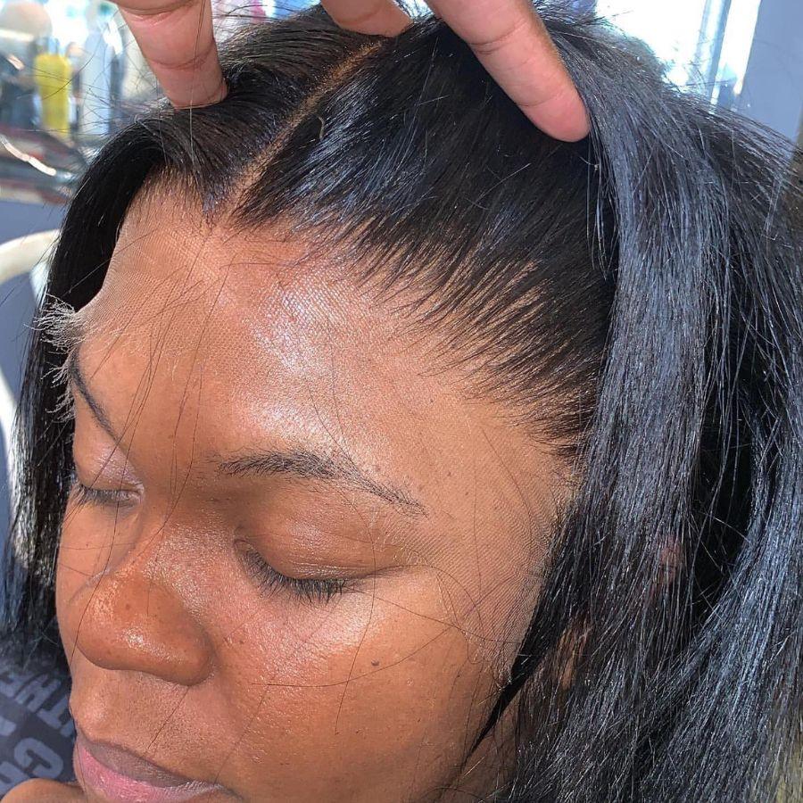 Premium HD Lace Frontal - 13x6 13x4 5x5 2x6 Straight Lace Closure Pieces with Raw Human Hair for Natural Look | Perfect for Protective Styles, Wig Making & Everyday Wear
