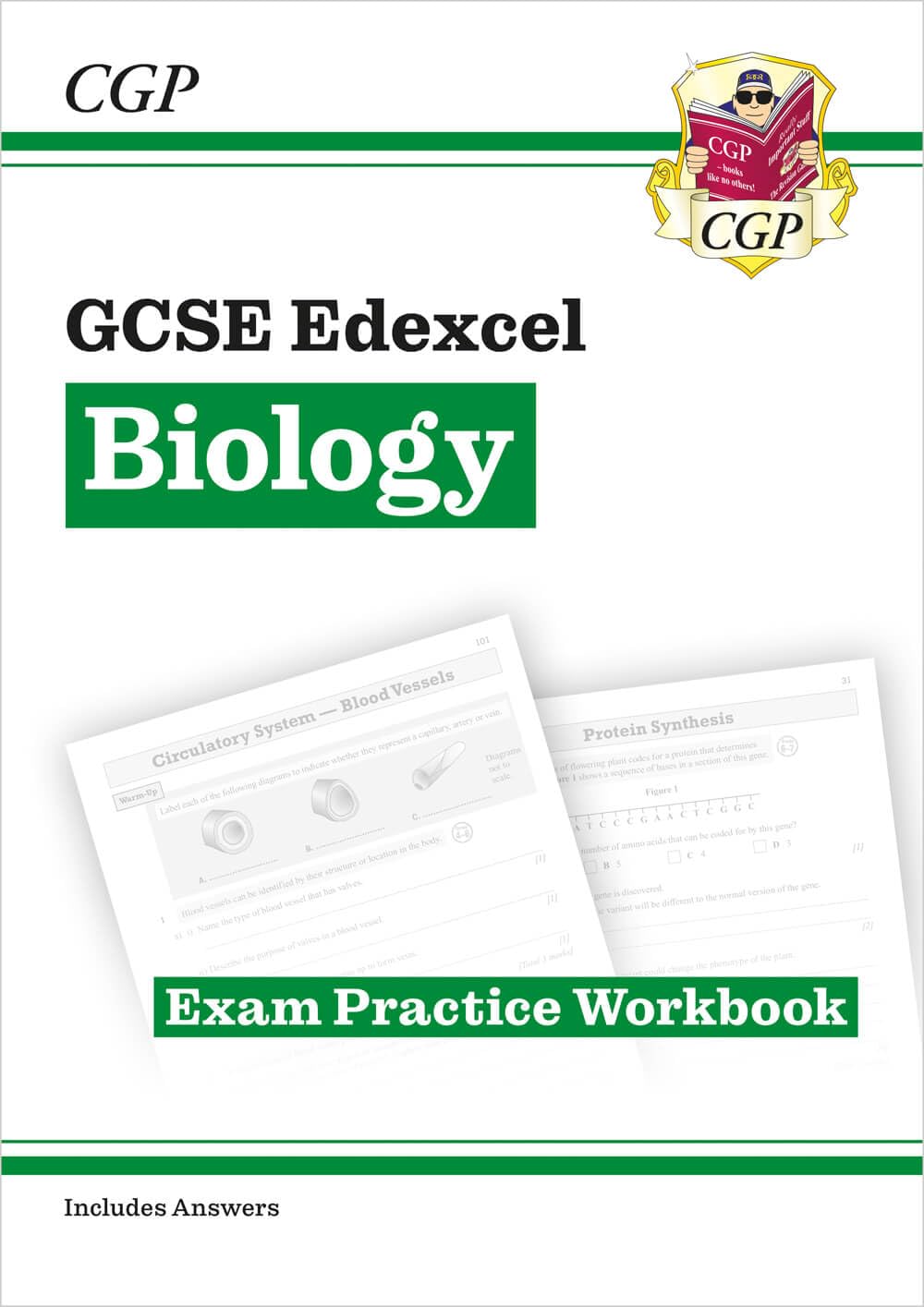 GCSE Biology Edexcel Exam Practice Workbook with Answers - CGP Edexcel GCSE Biology Study Guide for 2025 & 2026 Exams | Perfect for Home Study, Classroom Revision & Exam Preparation
