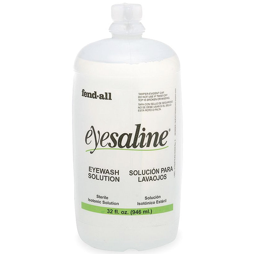 Honeywell Eyesaline Replacement Eyewash Refill Bottle - 32 oz (Pack of 1) | Fendall 320004550000 | First Aid & Emergency Eye Wash Solution for Labs, Factories & Workplaces
