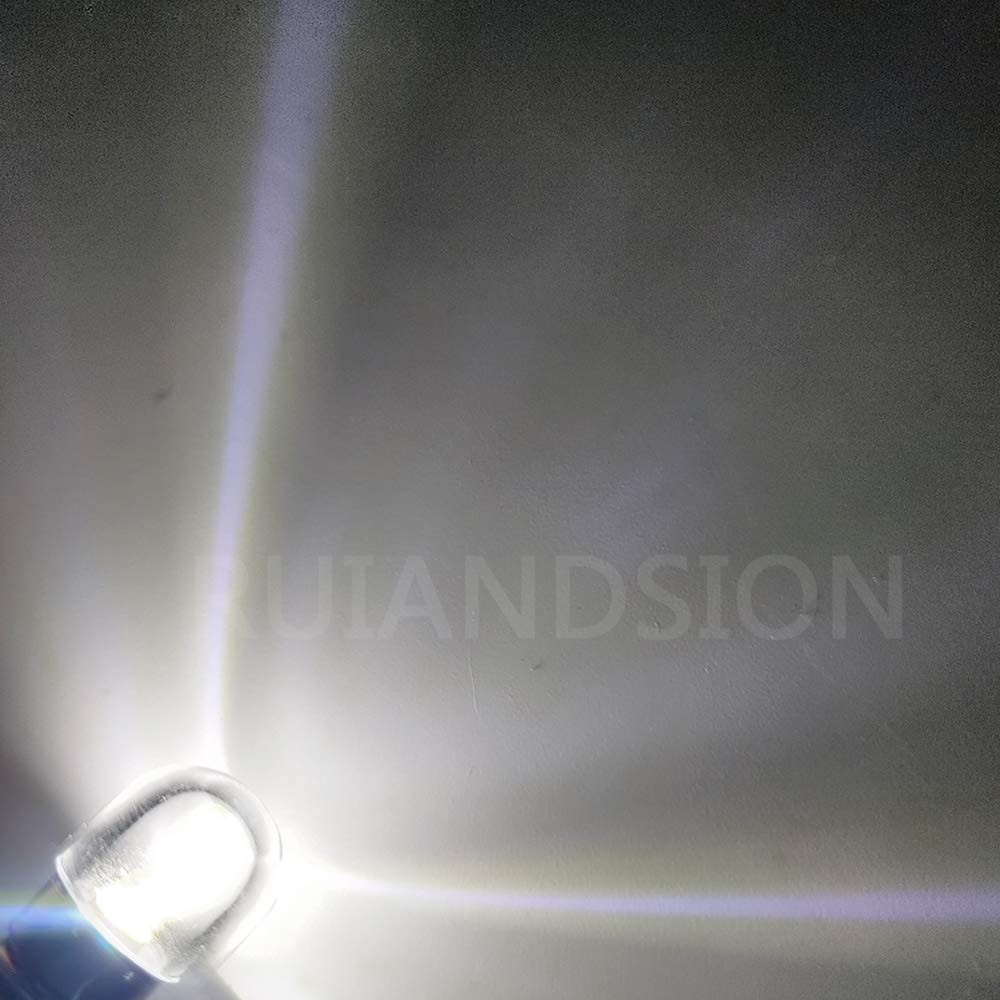 Ruiandsion 18V P13.5S Base White LED Flashlight Bulb - Non-Polarity Replacement Bulbs for Flashlights & Torch Lights (5-Pack) - Perfect for Camping, Emergency Kits & Outdoor Adventures