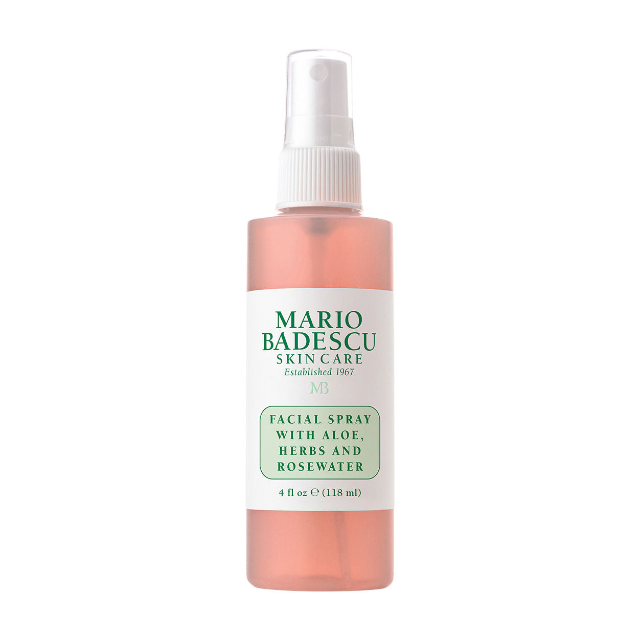 Hydrating Facial Mist with Aloe Vera, Herbs & Rosewater - Soothing Spray for Dry Skin, Makeup Setting & On-the-Go Refreshment
