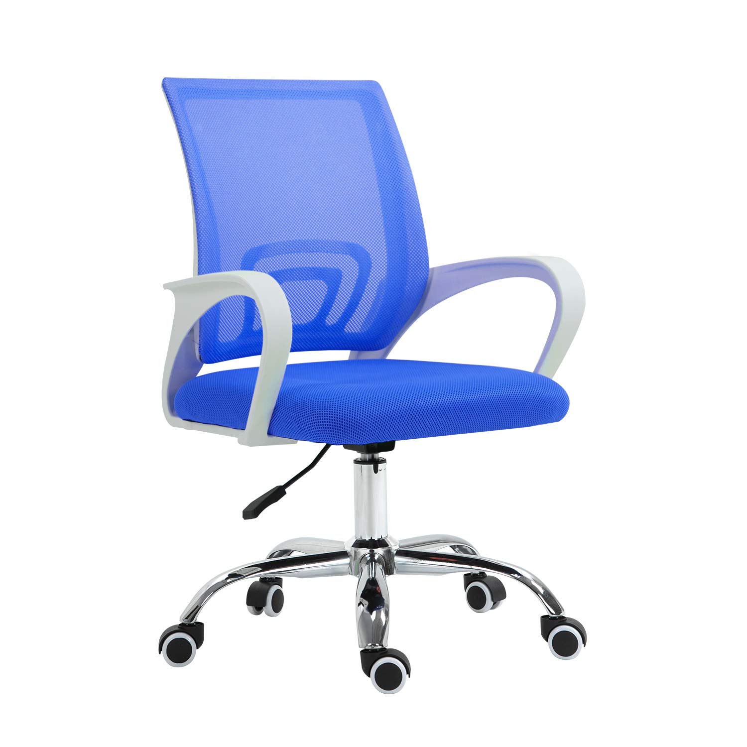 Seatingplus Ergonomic Office Chair with Adjustable Lumbar Support & Armrests - Swivel Rolling Desk Chair for Men & Women - Perfect for Home Office, Gaming & Workspaces (Blue)