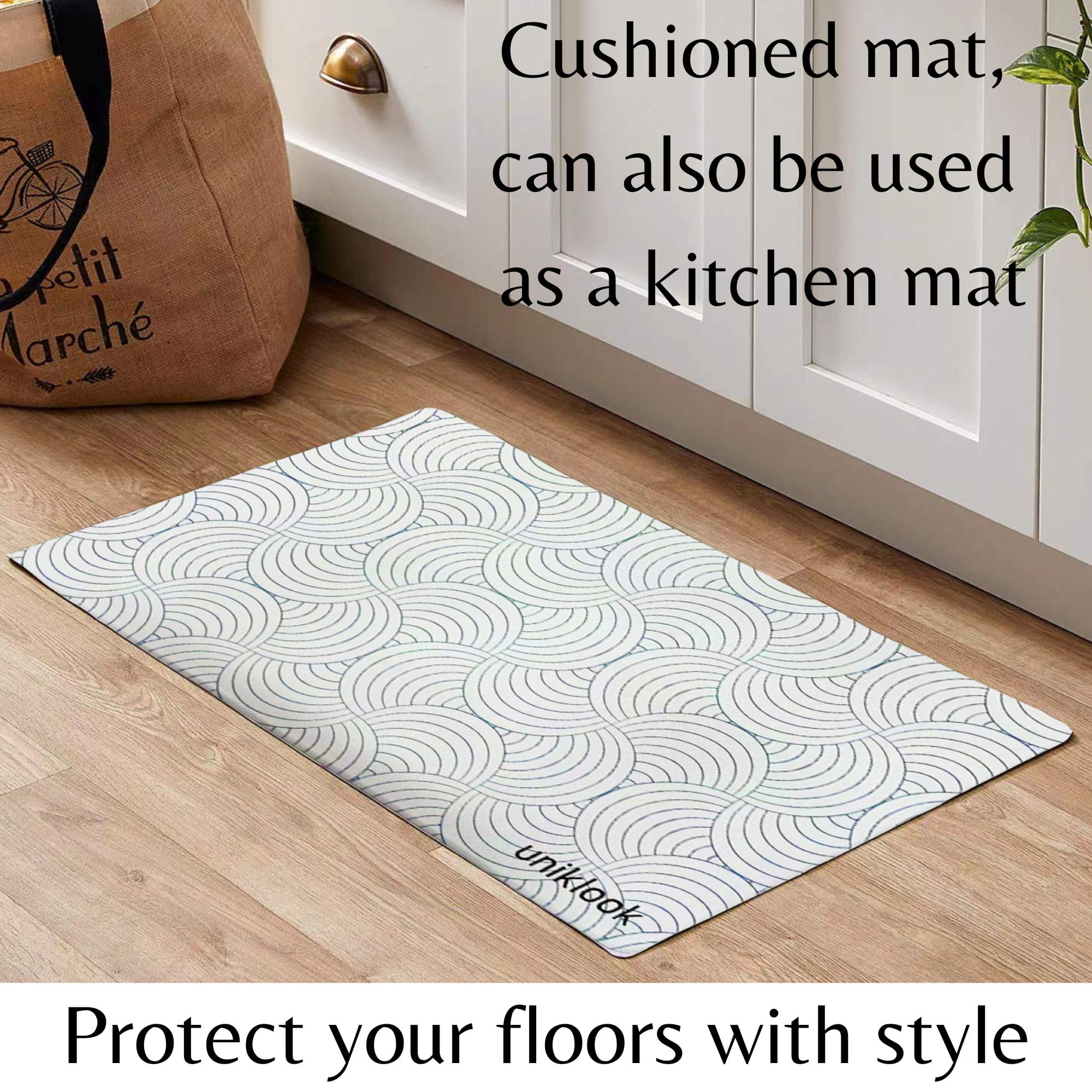Non-Slip Waterproof Dog Food Mat - Large Pet Feeding Mat for Bowls, Food & Water - Durable Easy Clean Dog Bowl Mat for Kitchen & Floor - Perfect for Messy Eaters & Spill Protection