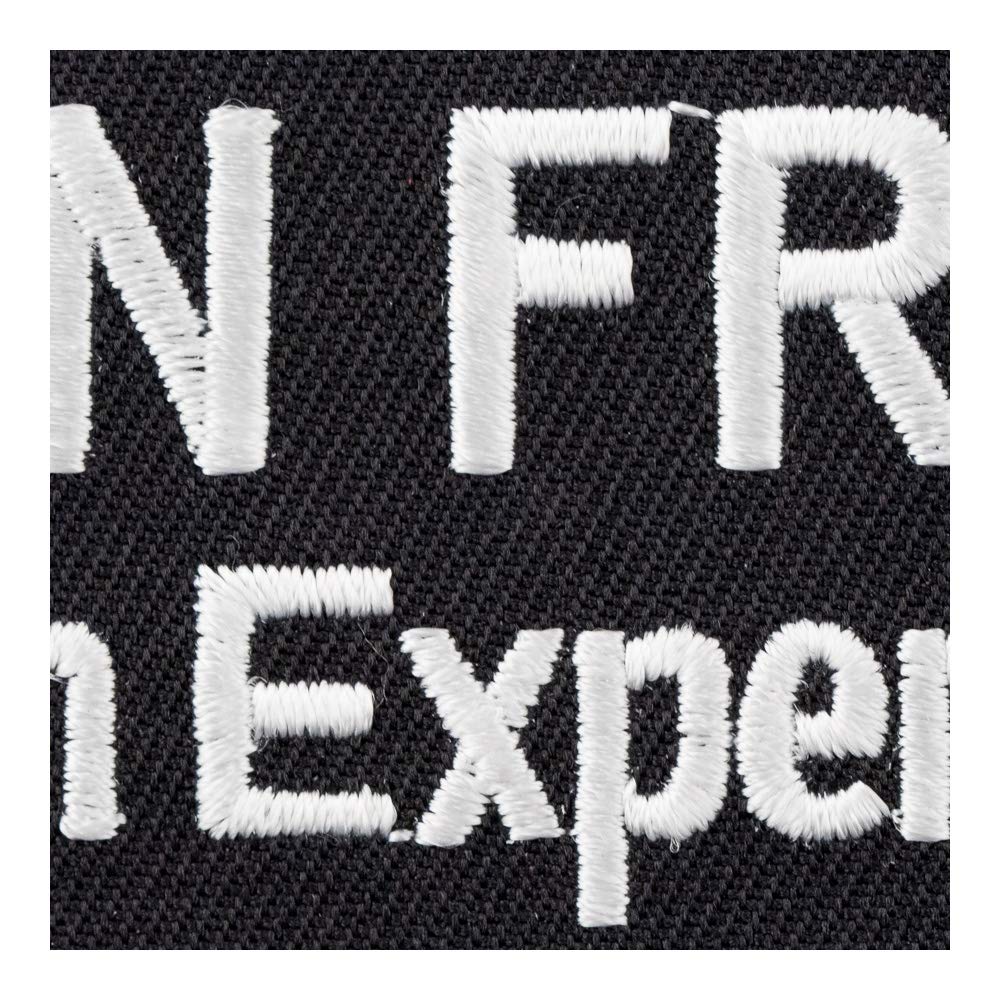 Born Free Now I'm Expensive Funny Iron-On Patch - Unique Embroidered Badge for Jackets, Backpacks & Denim - Perfect for DIY Crafts & Punk Fashion Style