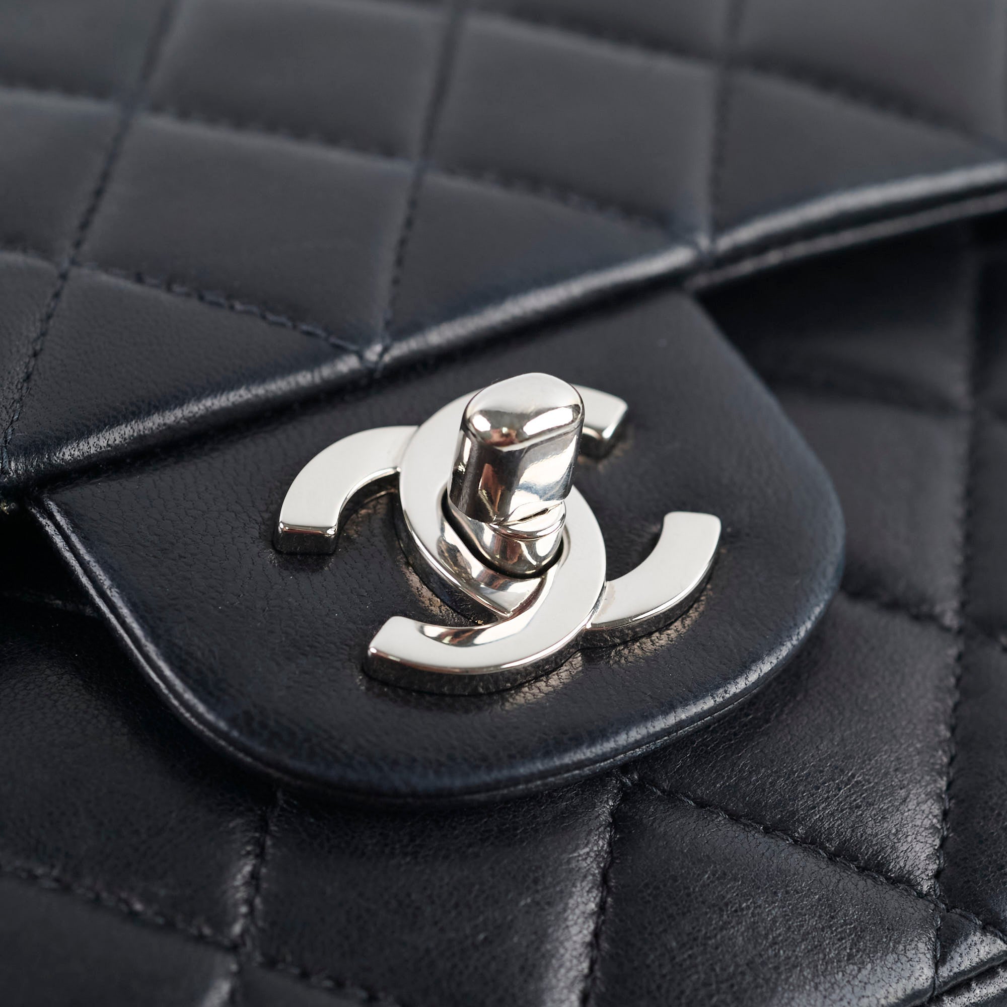 Chanel Medium/Large Double Classic Flap Bag in Black | Timeless Luxury Handbag for Women | Perfect for Work, Evening Events & Special Occasions