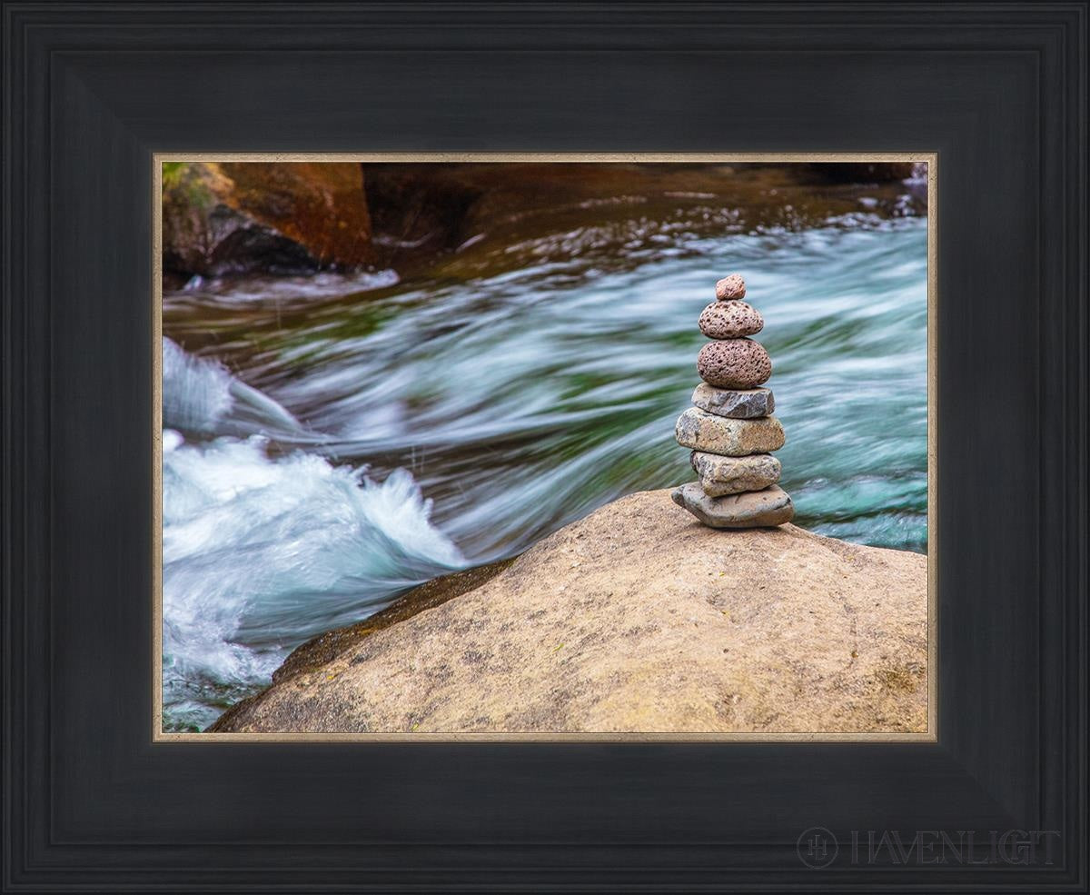 Cairn Meditation Stones - Natural Balancing Stones for Mindfulness, Stress Relief & Yoga - Perfect for Home, Office & Outdoor Meditation Practice