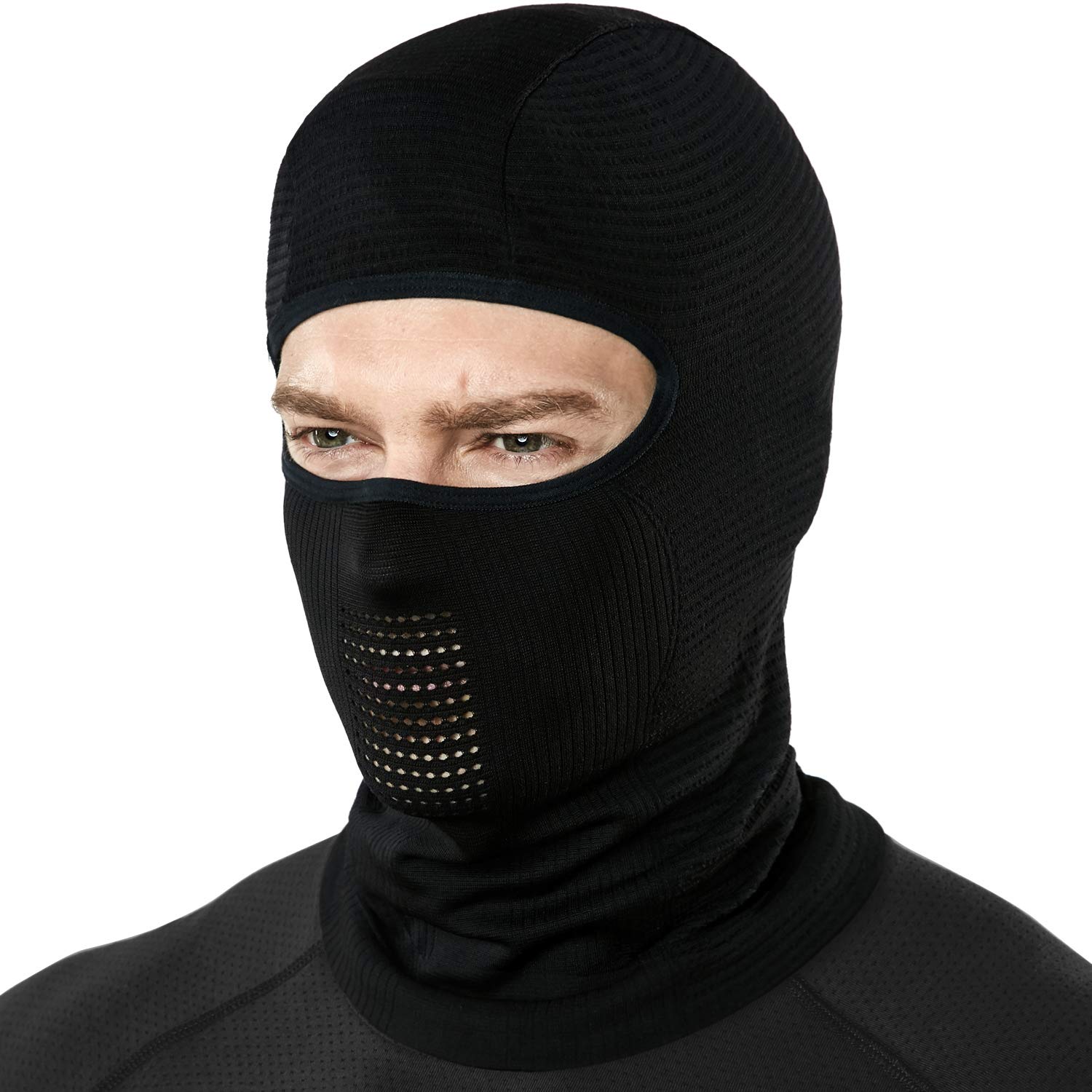 TSLA Thermal Winter Balaclava Face Mask - UV Protection Fleece Lined Ski Mask for Men & Women - Lightweight Windproof Neck Gaiter for Skiing, Snowboarding, Motorcycling & Outdoor Activities