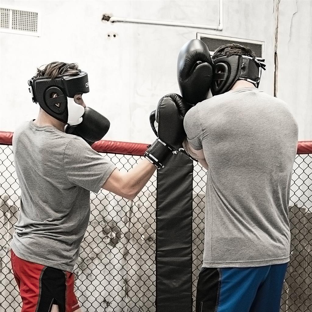Creed Full Face Headgear - Protective Sports Mask for Football, Hockey & MMA - Durable & Comfortable for Training & Competition