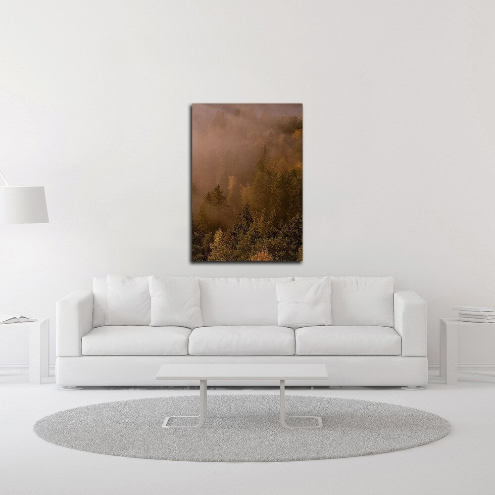Autumn Forest Canvas Wall Art - Premium Gallery Wrapped Print Ready to Hang - Perfect for Living Room, Bedroom & Office Decor