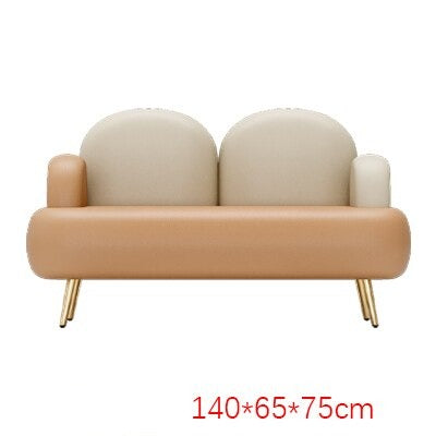 Loopies Designer Sofa Set - Modern 3-Piece Living Room Couch with Ottoman, Comfortable Fabric Sectional for Small Spaces | Perfect for Apartments, Condos and Cozy Home Decor