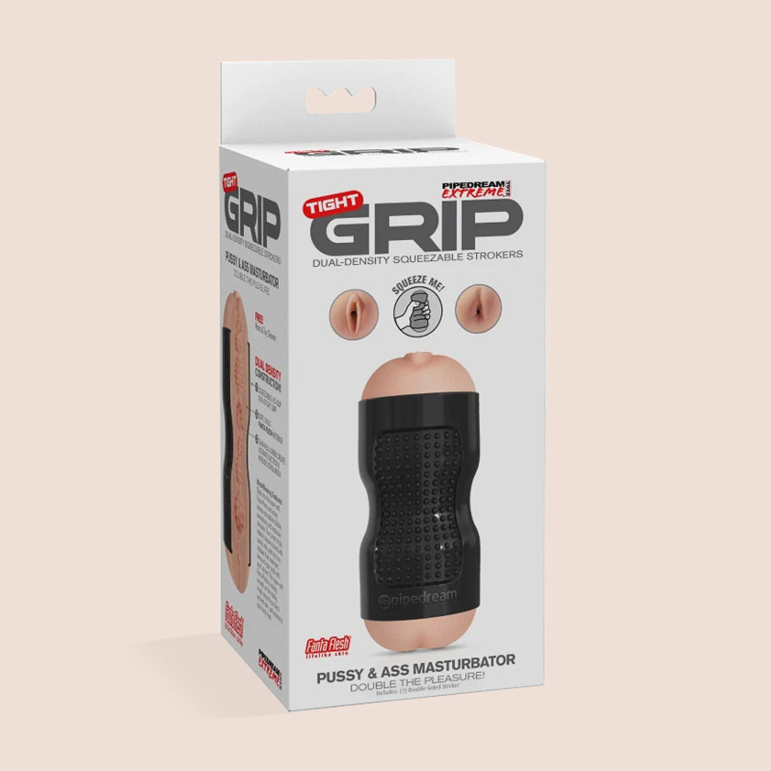 PDX Extreme Tight Grip Male Masturbator - Dual Hole Design for Realistic Pleasure | Perfect for Solo Play & Couples Use