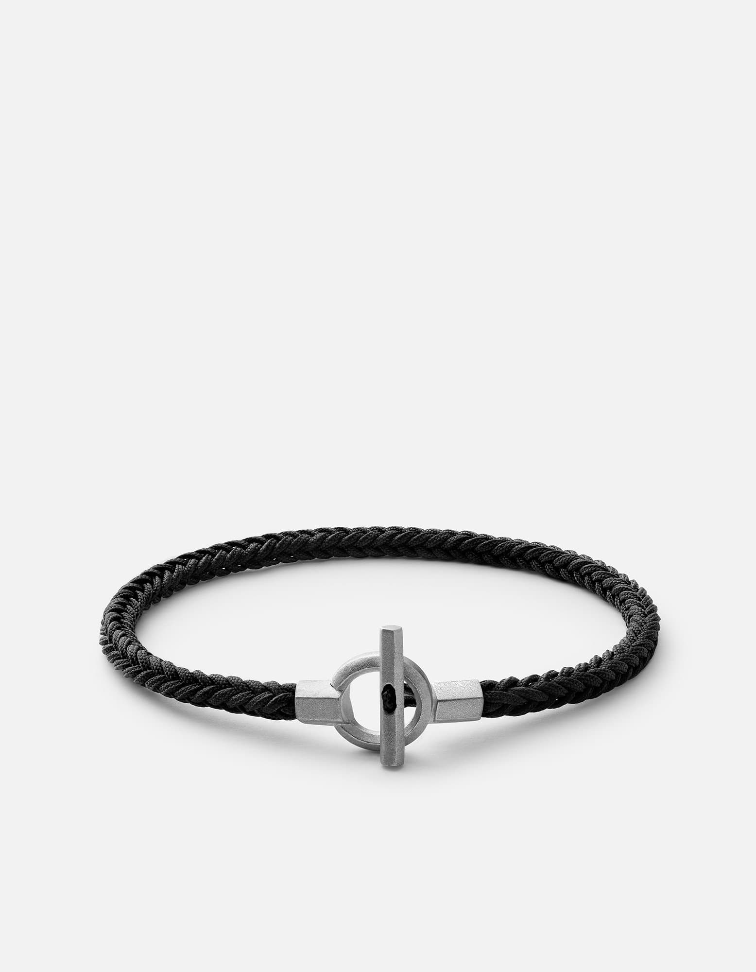 Atlas Rope Bracelet - Matte Sterling Silver Adjustable Bracelet for Men & Women - Perfect for Everyday Wear, Gifts & Special Occasions