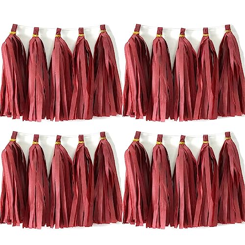Burgundy 30pcs