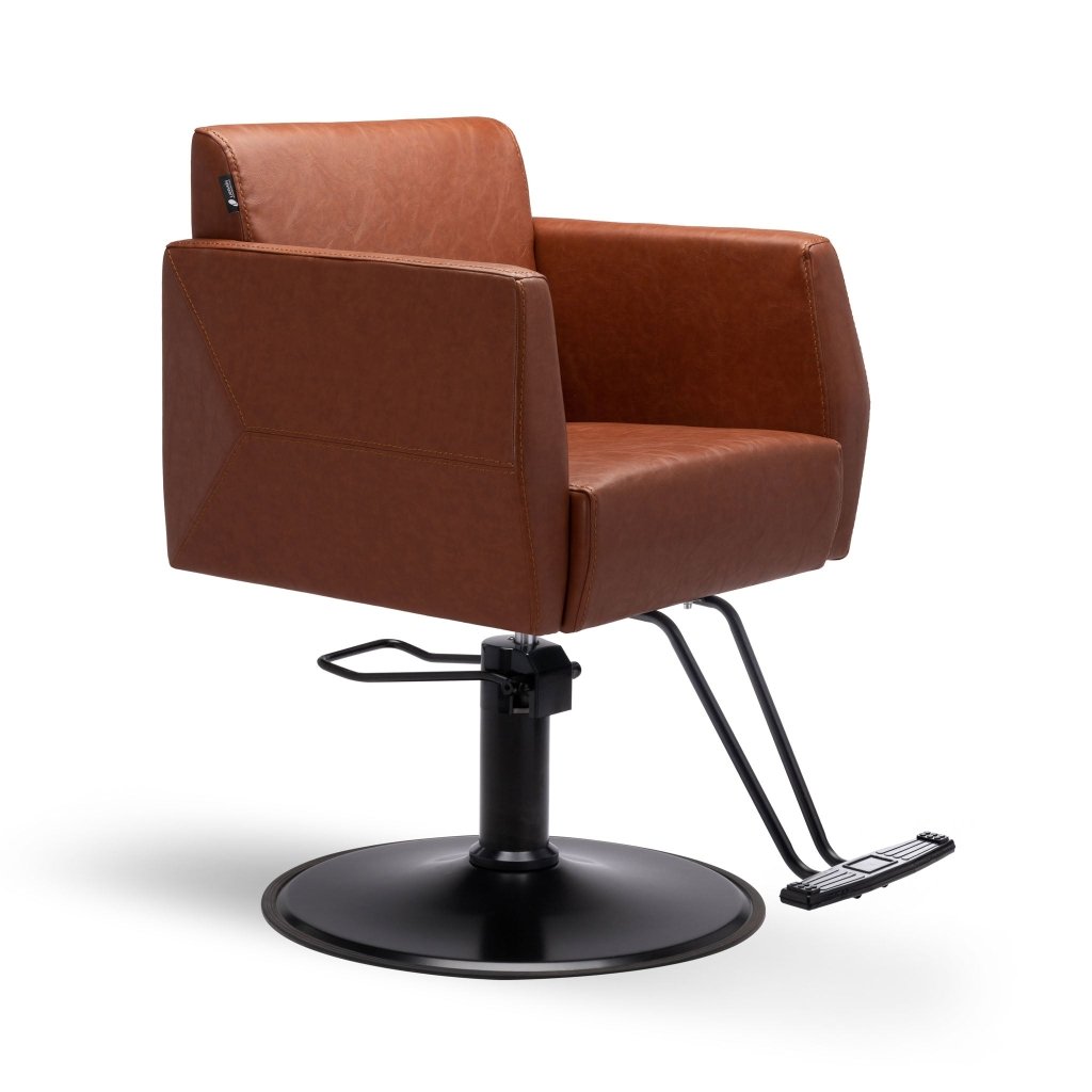 Lanvain® Lea Styling Chair 108 - Professional Salon Hairdressing Chair with Adjustable Height & 360° Swivel - Perfect for Hair Salons, Barbershops & Home Styling Stations