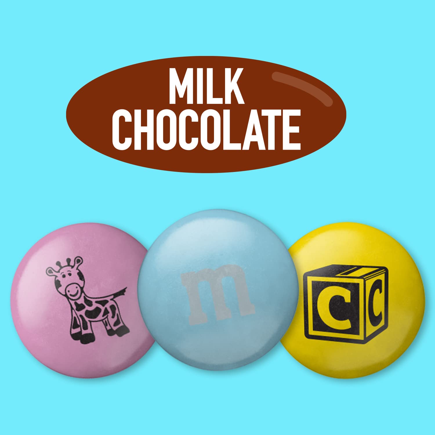 **M&M'S Milk Chocolate Candy Bulk 5lbs - Perfect for Baby Gender Reveal, Newborn Announcements, Baby Shower Favors & Sweet Gifts | Great for Parties, Celebrations & DIY Treats**