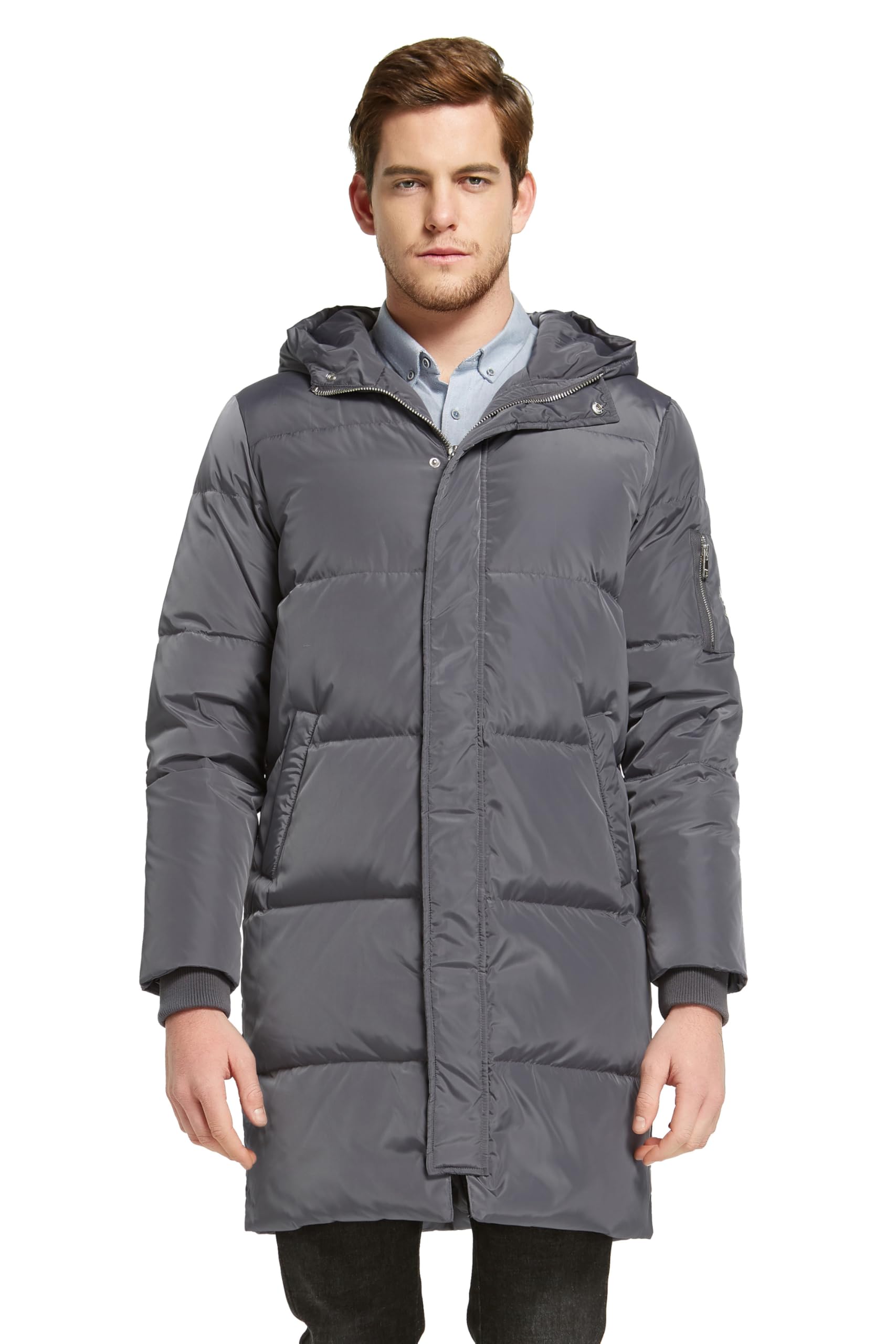 Orolay Men's Thickened Down Jacket - Winter Warm Puffer Coat for Cold Weather | Outdoor Activities, Snowboarding, Hiking & Daily Wear
