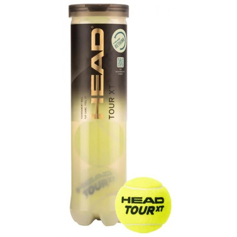 HEAD Tour XT Tennis Balls - 18 Cans (4 Balls Each) | Premium Performance for Tournaments & Practice | Ideal for Competitive Play & Training Sessions