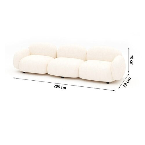 Stretch Canape Sofa Set - Modern Convertible Sectional Couch for Living Room | Comfortable Lounge Furniture for Small Spaces & Apartments | Perfect for Relaxing, Entertaining & Movie Nights