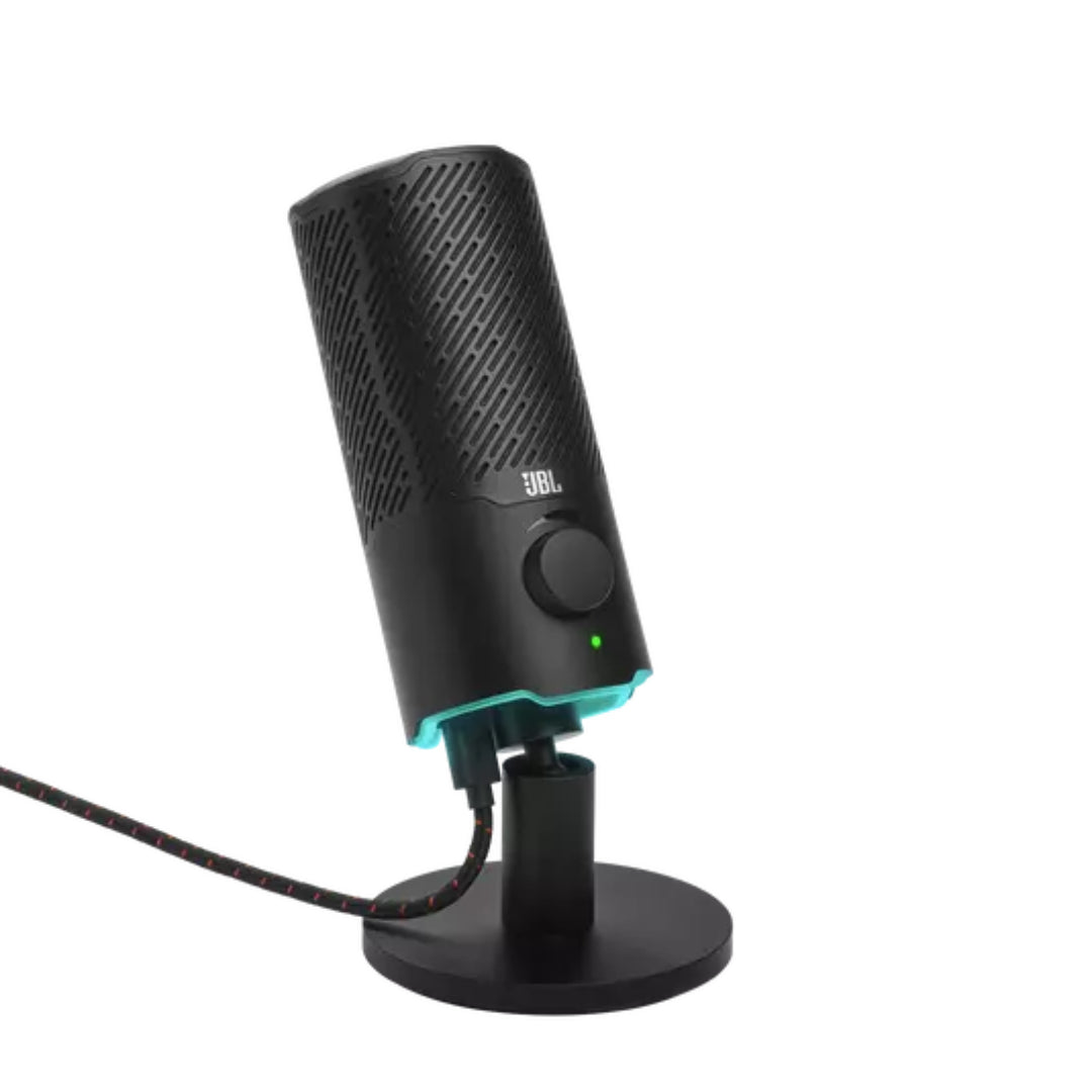 JBL Quantum Stream USB Microphone - Professional Plug & Play Streaming Mic for PC, Mac, Gaming, Podcasting & Voice Recording - Crystal Clear Audio Quality for Twitch, YouTube & Zoom Calls