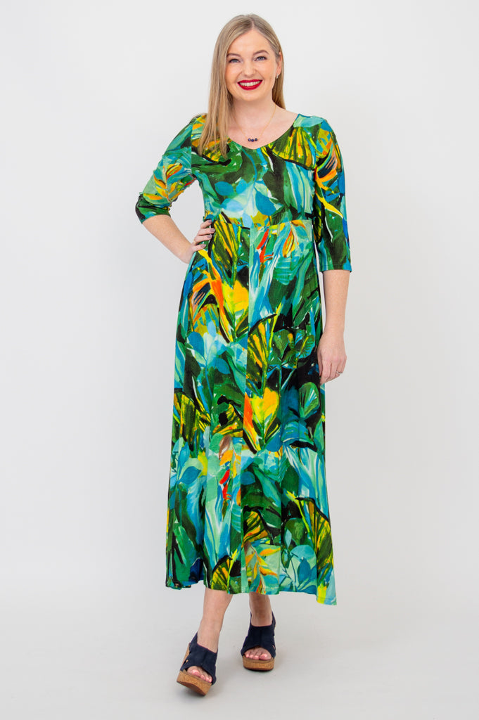 Eco-Friendly Coco Dress by Greenroom | Soft Linen & Bamboo Blend | Perfect for Summer Outings & Beach Vacations